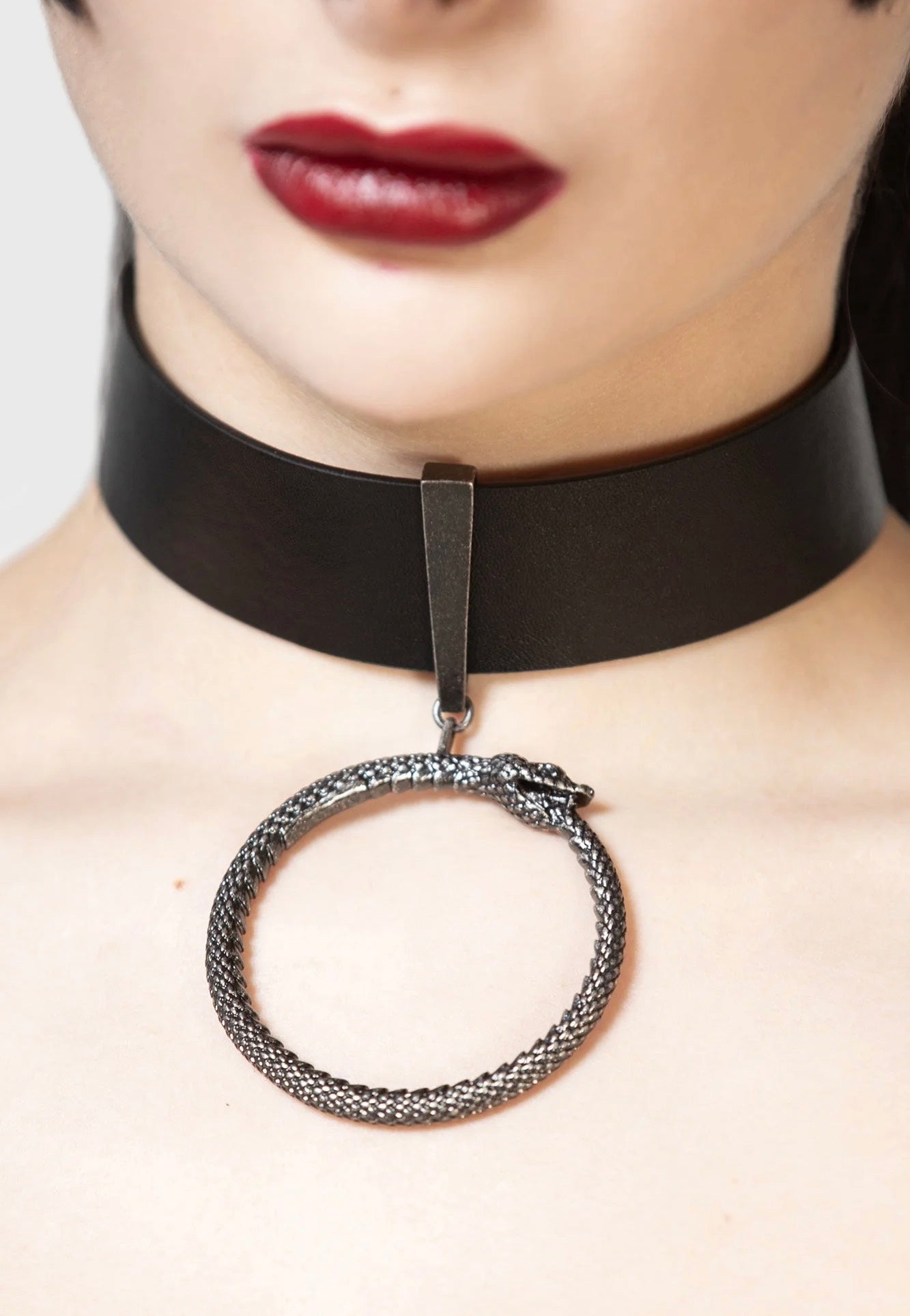 Killstar x Twin Temple - Desolate Snake Black - Choker | Neutral-Image