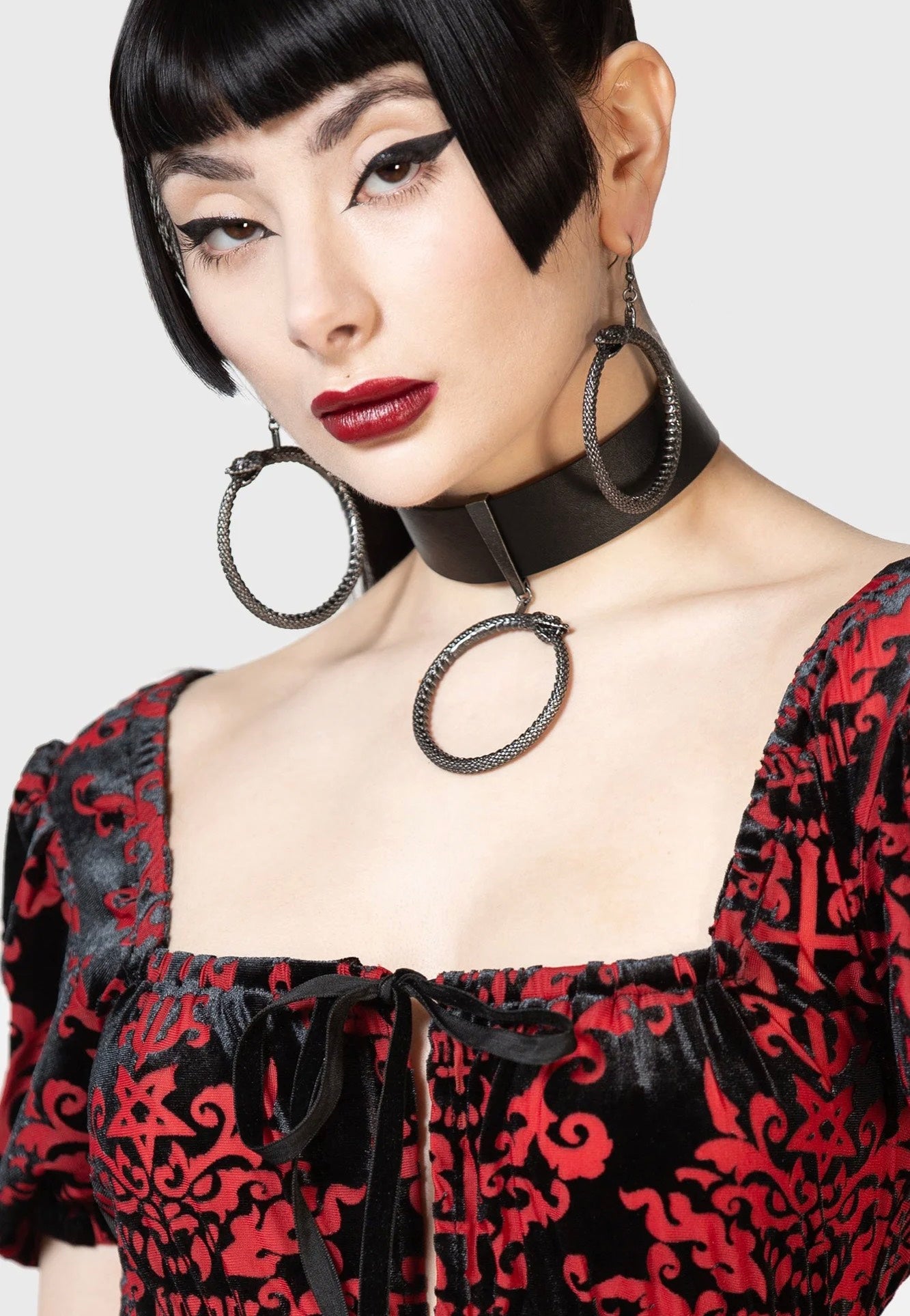 Killstar x Twin Temple - Desolate Snake Black - Choker | Neutral-Image