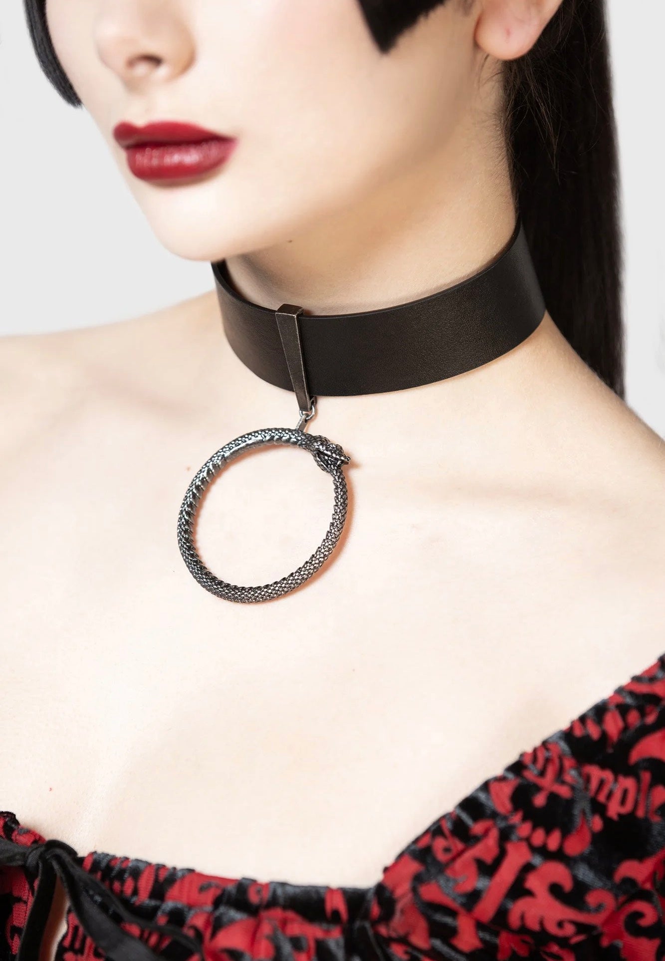 Killstar x Twin Temple - Desolate Snake Black - Choker | Neutral-Image