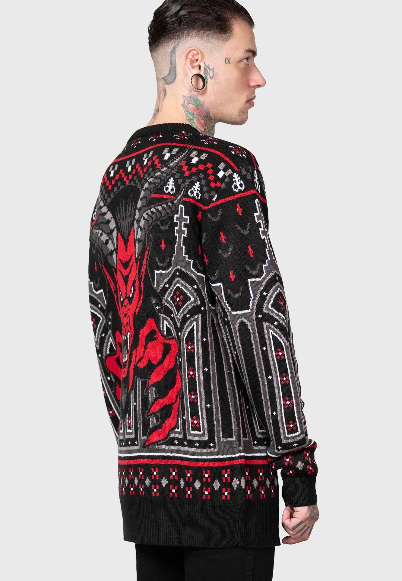 Killstar - Devil On My Back Multi - Pullover | Men-Image