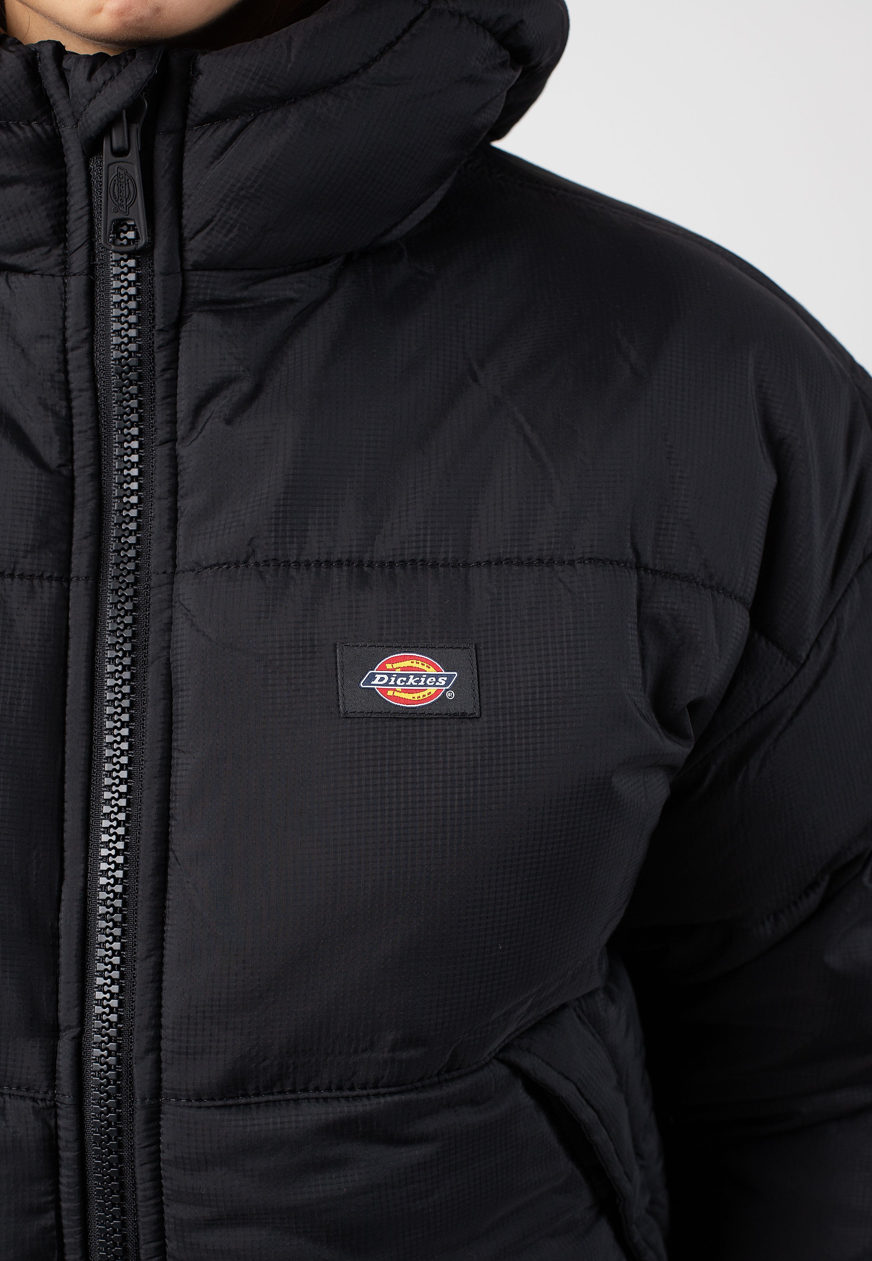 Dickies - Alatna Oversized Puffer Black - Jacket | Women-Image