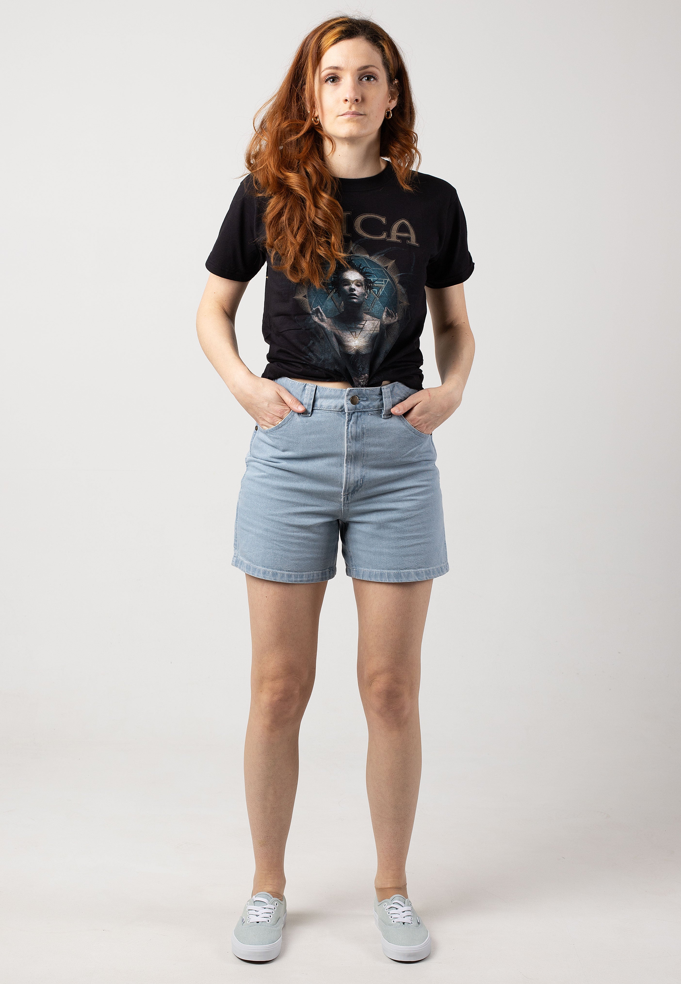 Dickies - Denim Vintage Blue - Shorts | Women-Image