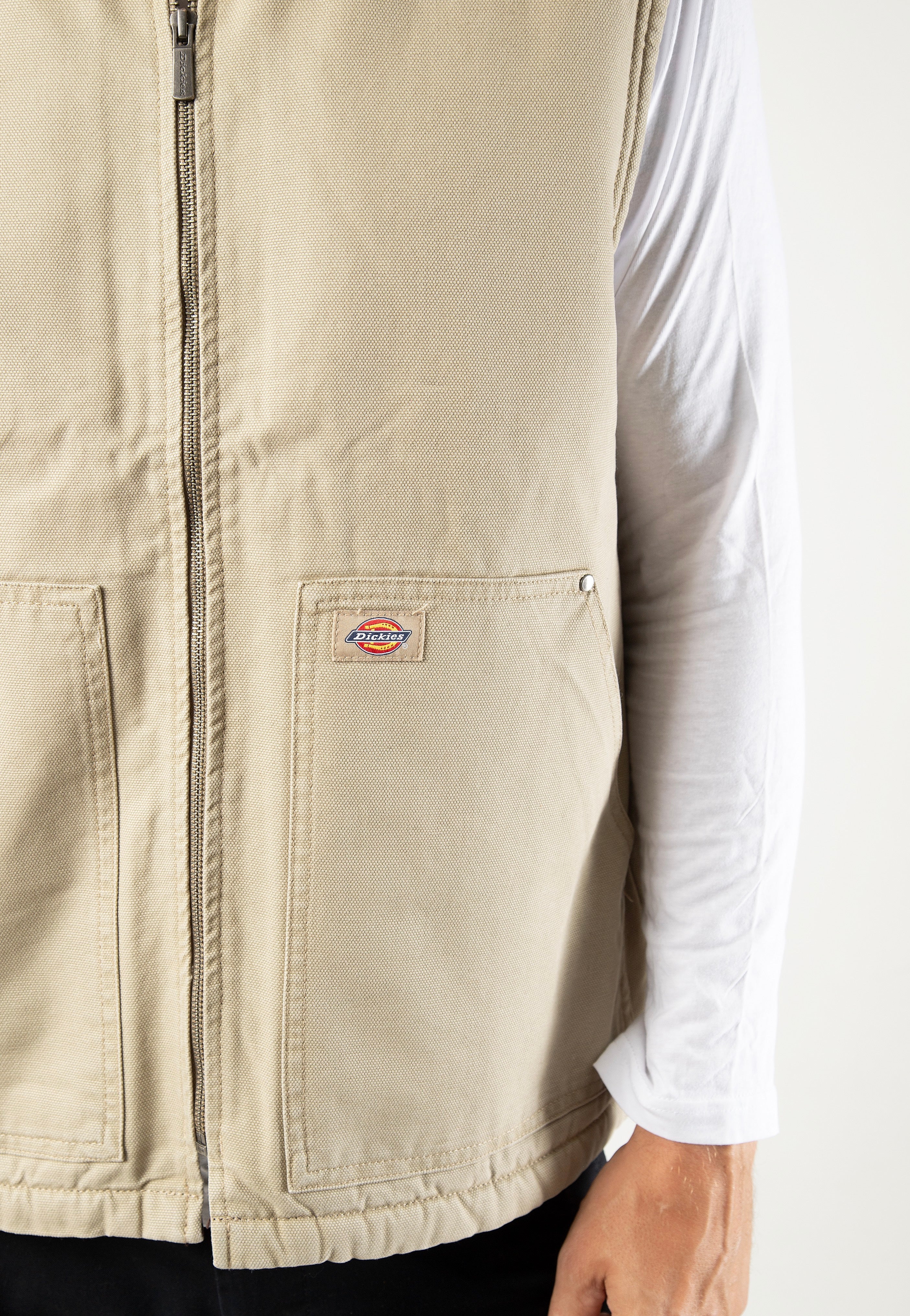 Dickies - Dickies Duck Canvas Stone Washed Desert Sand - Vest | Men-Image