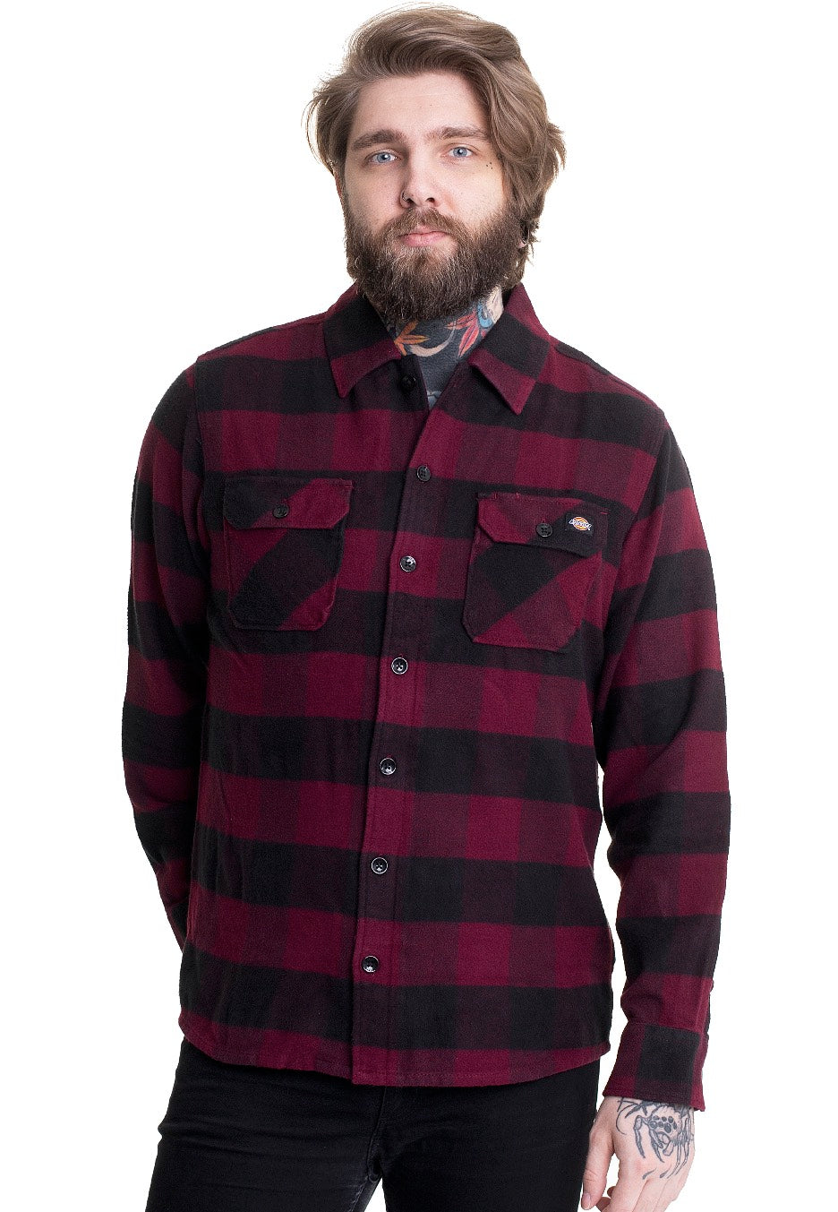 Dickies - New Sacramento Maroon - Shirt | Men-Image