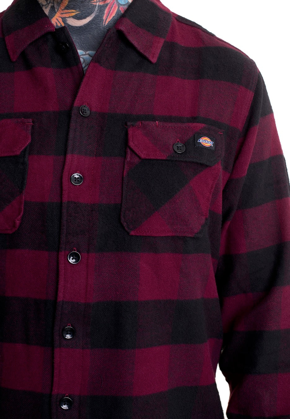 Dickies - New Sacramento Maroon - Shirt | Men-Image