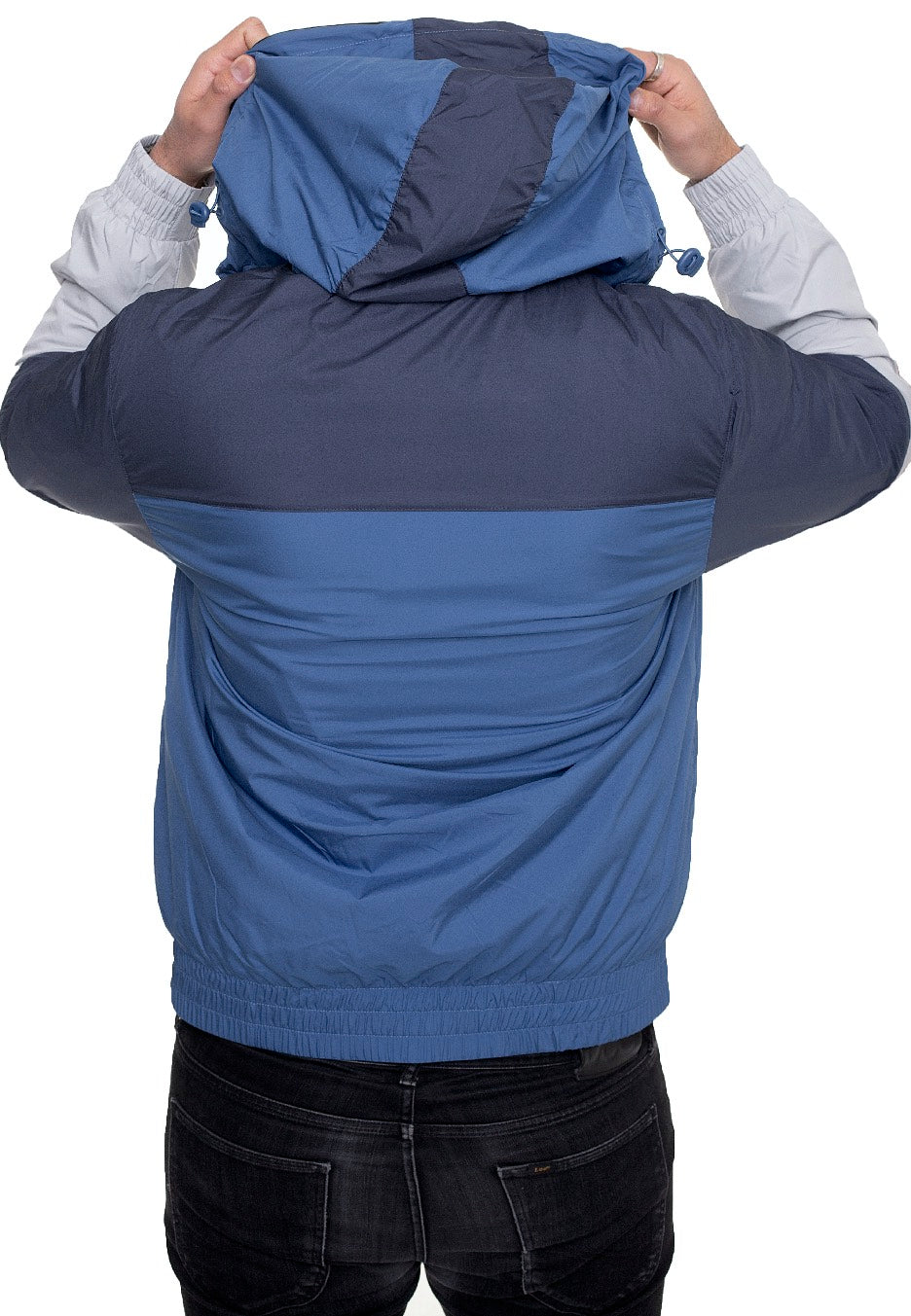 Urban Classics - Zip Away Track Sportyblue/Lightasphalt - Track Jacket | Men-Image