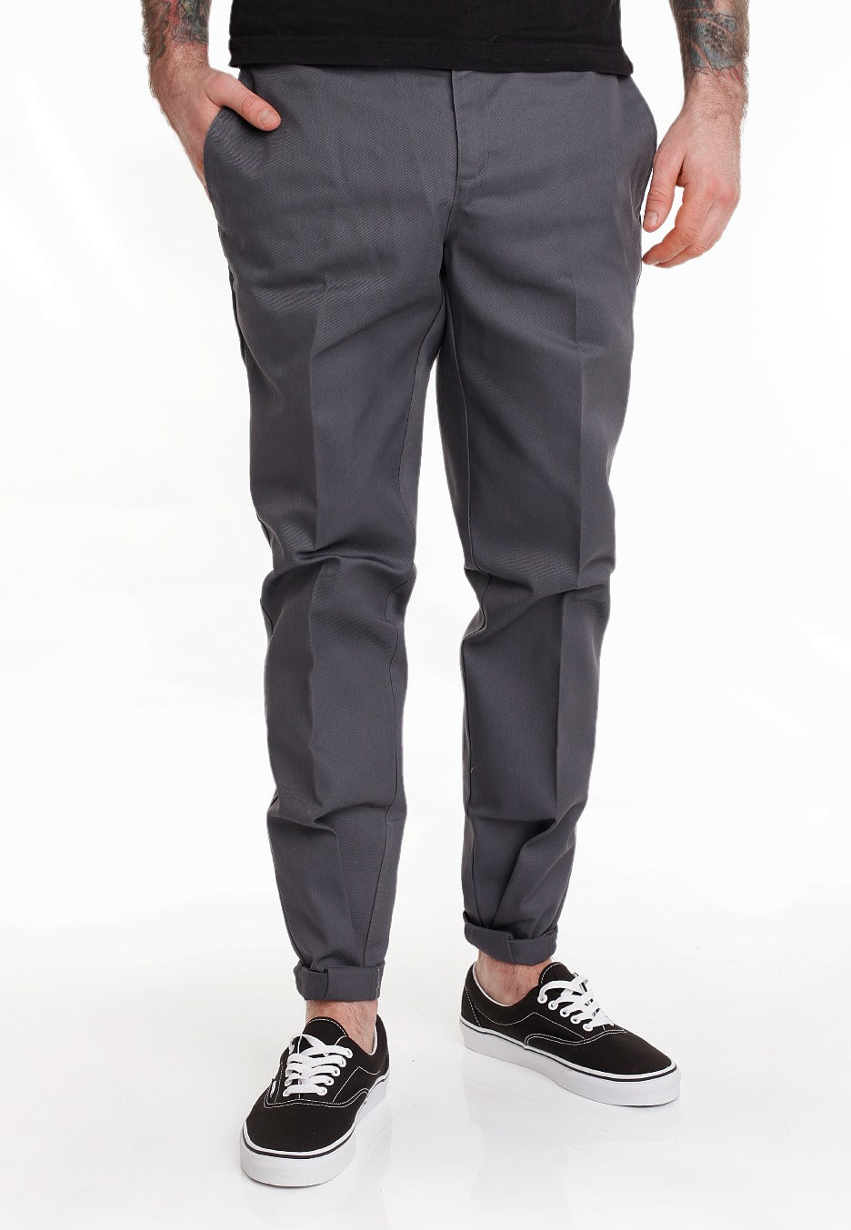 Dickies - Slim Fit Work 872 Charcoal Grey - Pants | Men-Image