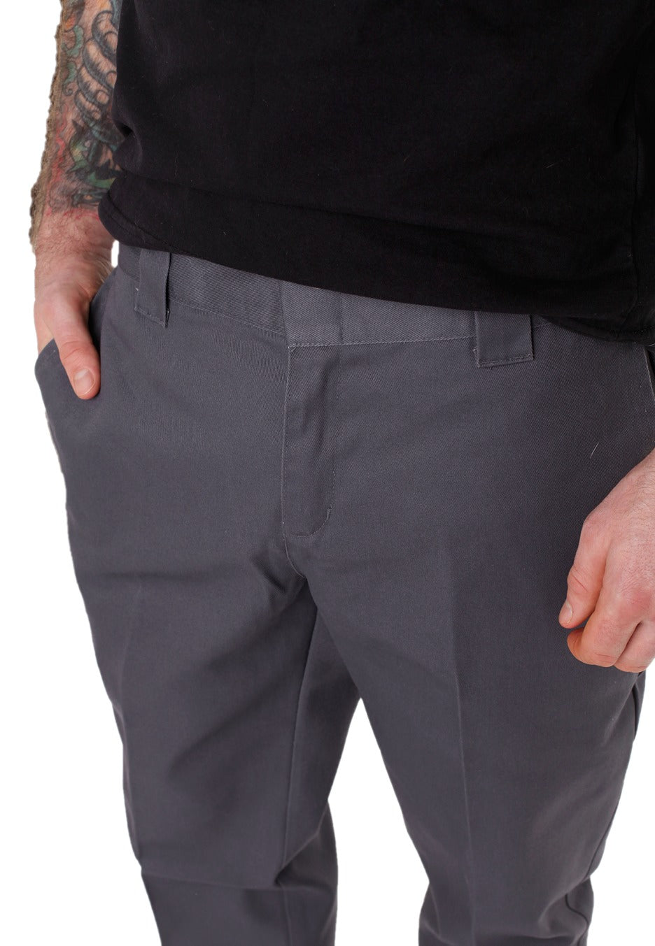 Dickies - Slim Fit Work 872 Charcoal Grey - Pants | Men-Image