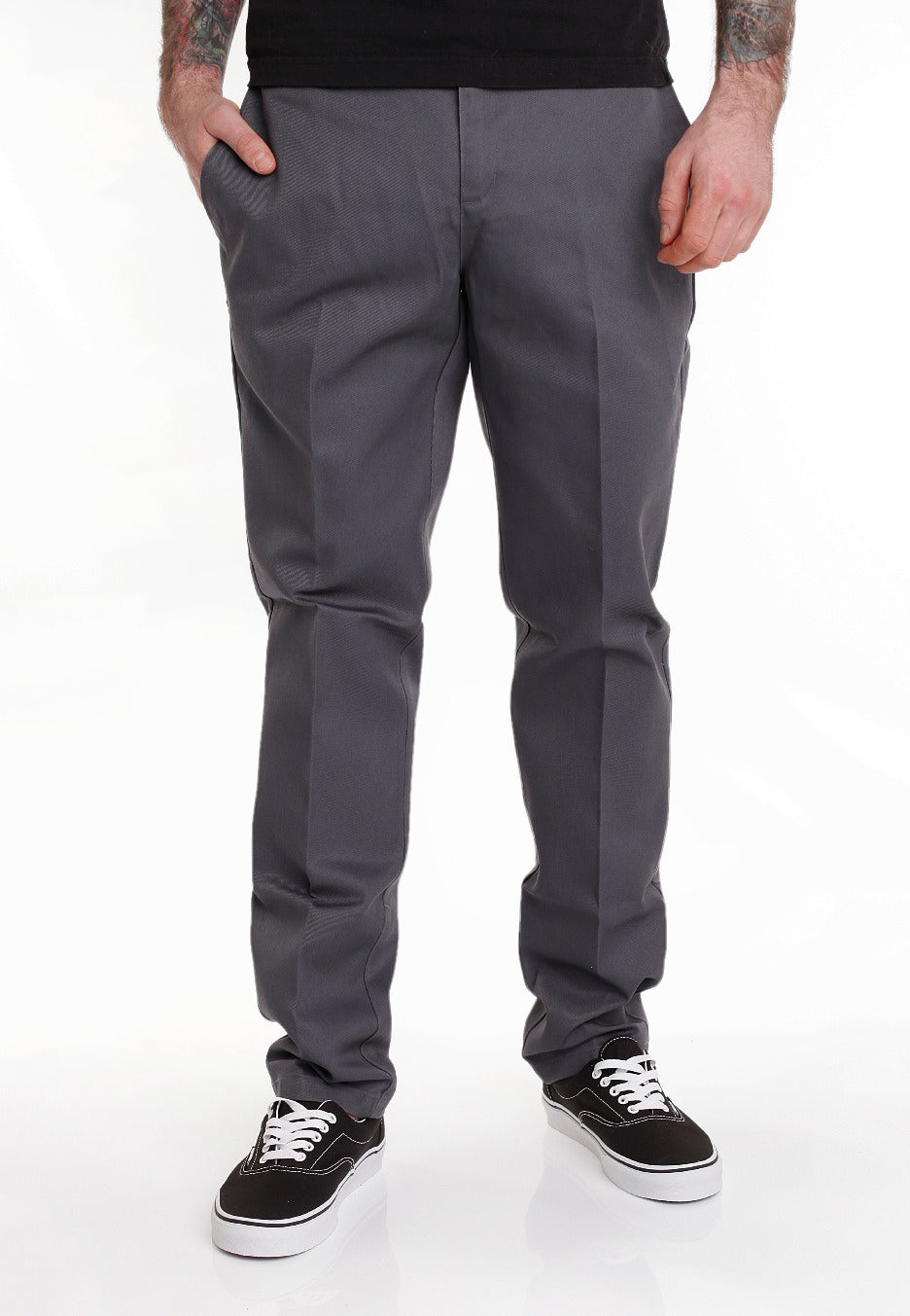 Dickies - Slim Fit Work 872 Charcoal Grey - Pants | Men-Image