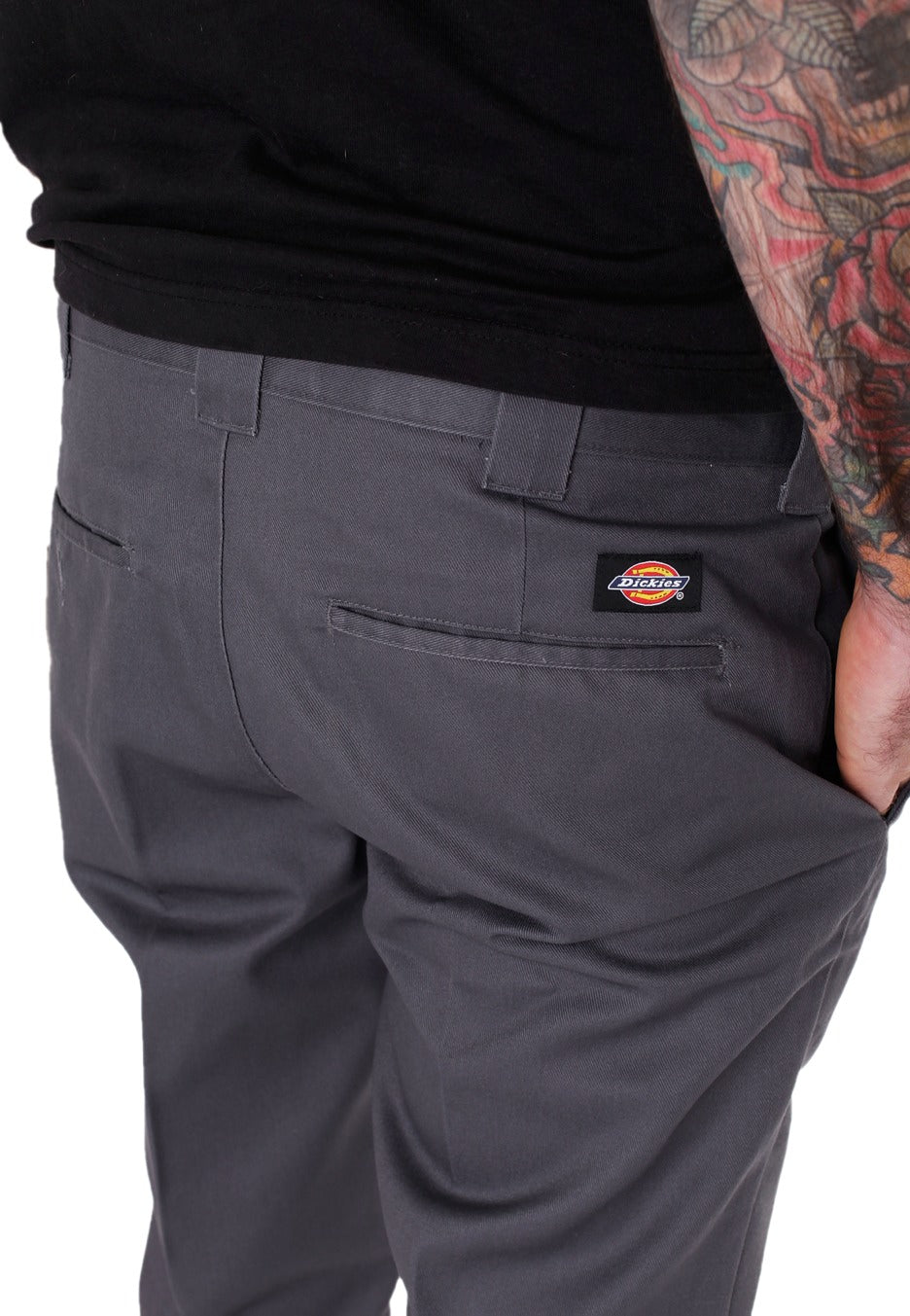 Dickies - Slim Fit Work 872 Charcoal Grey - Pants | Men-Image