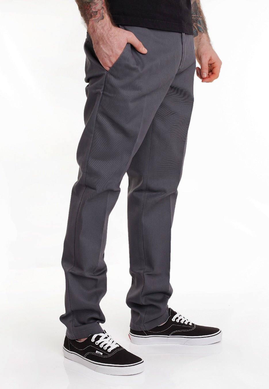 Dickies - Slim Fit Work 872 Charcoal Grey - Pants | Men-Image