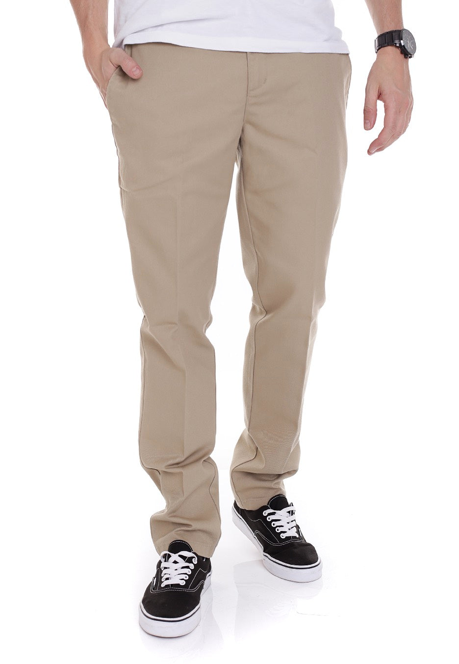 Dickies - Slim Fit Work 872 Khaki - Pants | Men-Image