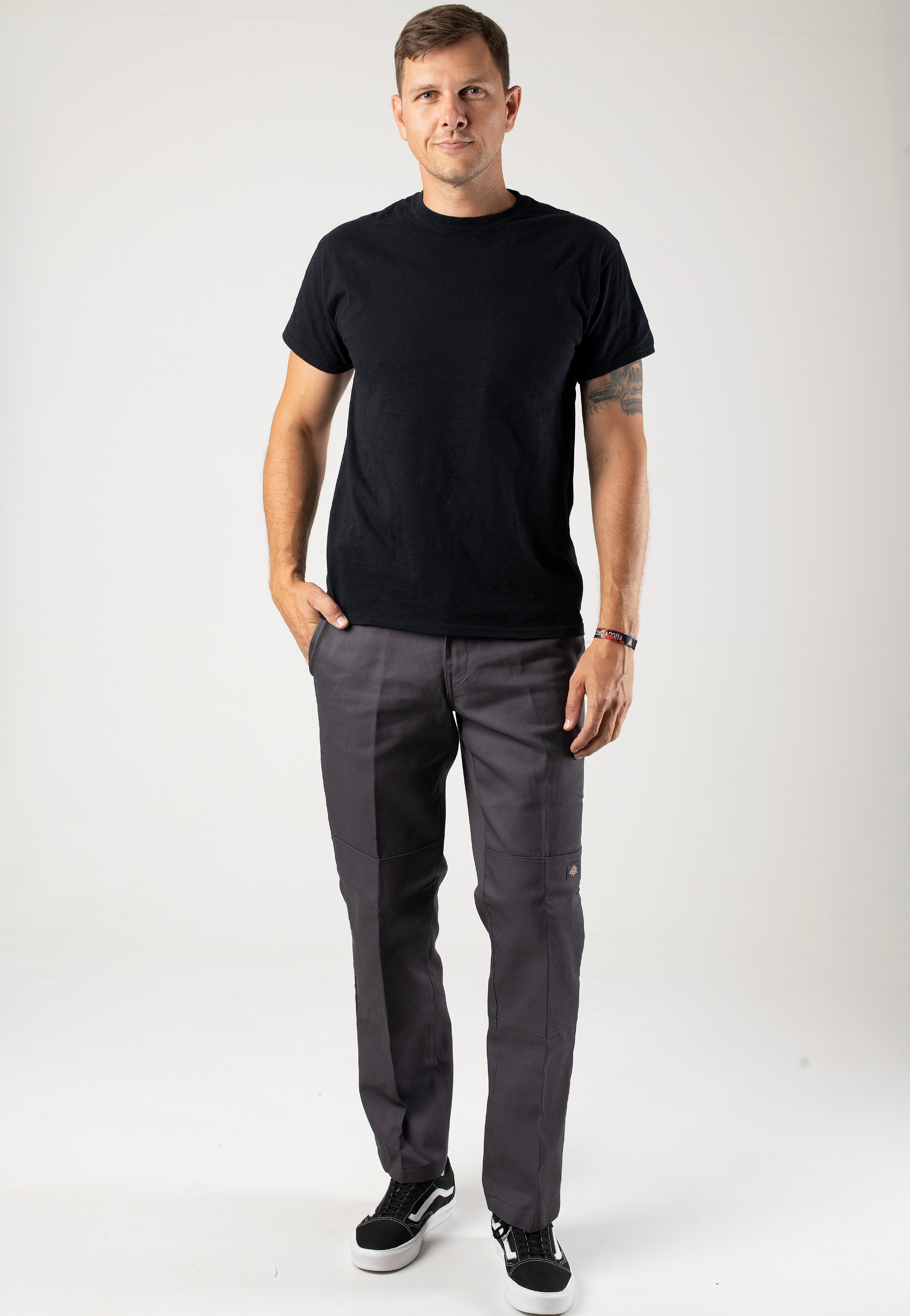 Dickies - Slim Straight Double Knee Rec Charcoal Grey - Pants | Men-Image