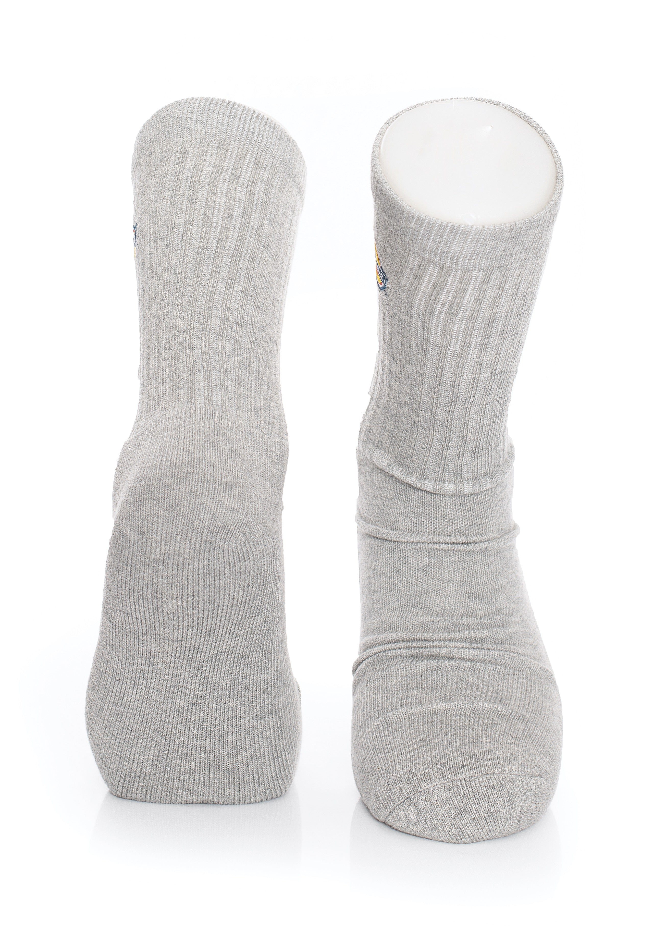 Dickies - Valley Grove Embroidered Grey Melange - Socks | Neutral-Image