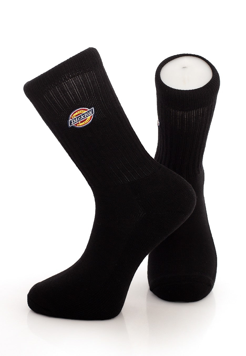 Dickies - Valley Grove Pack of 3 Embroided Black - Socks | Neutral-Image