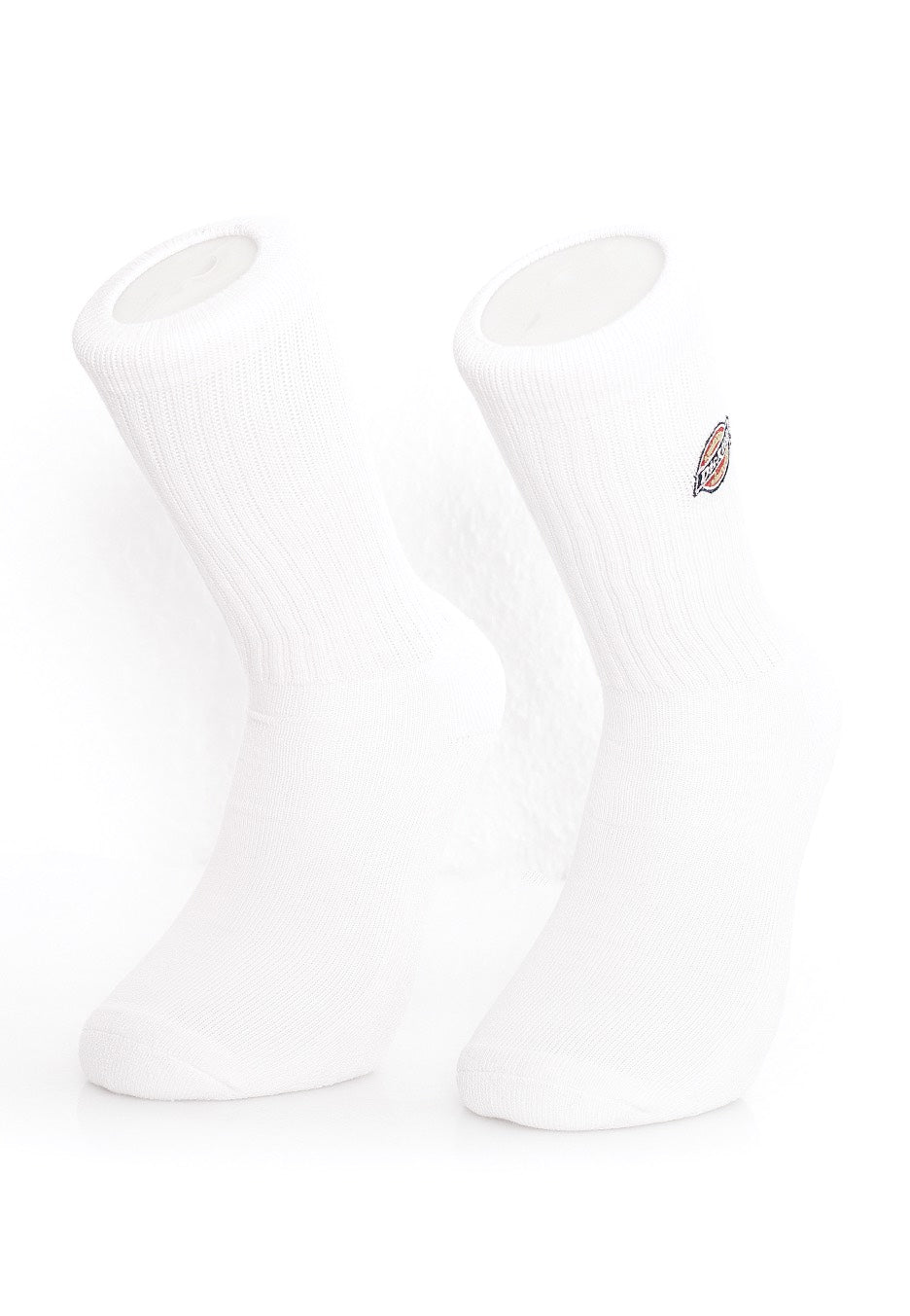 Dickies - Valley Grove Pack of 3 Embroided White - Socks | Neutral-Image