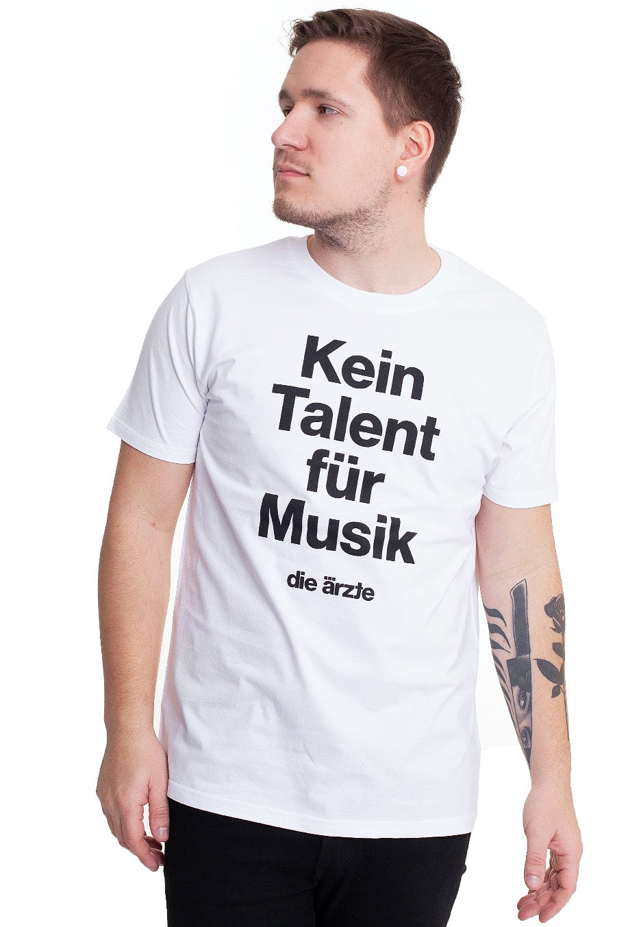 Die Ärzte - Kein Talent Für Musik White - T-Shirt | Men-Image