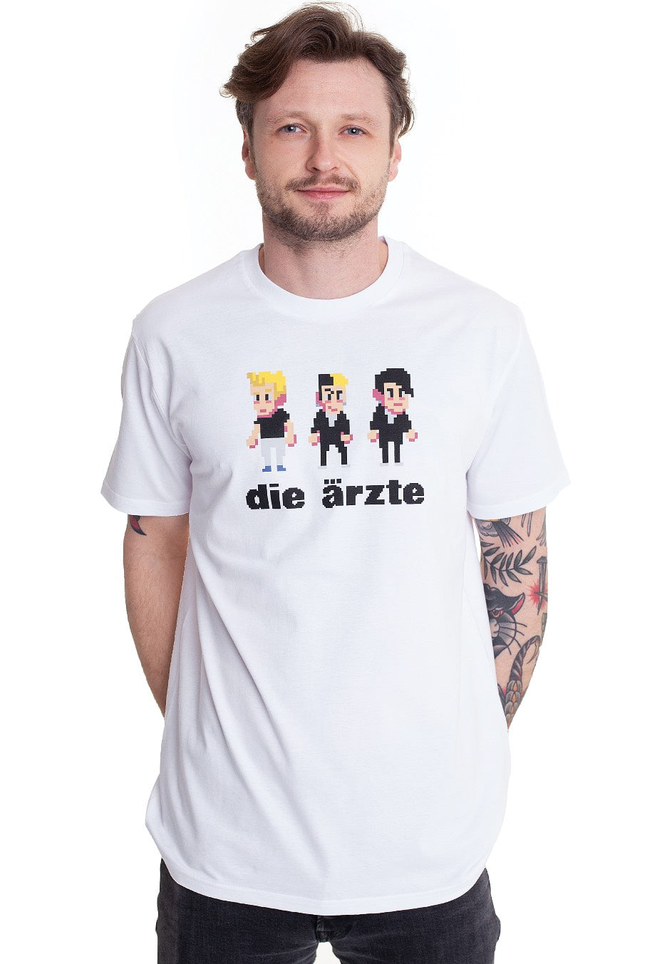 Die Ärzte - Pixel White - T-Shirt | Men-Image