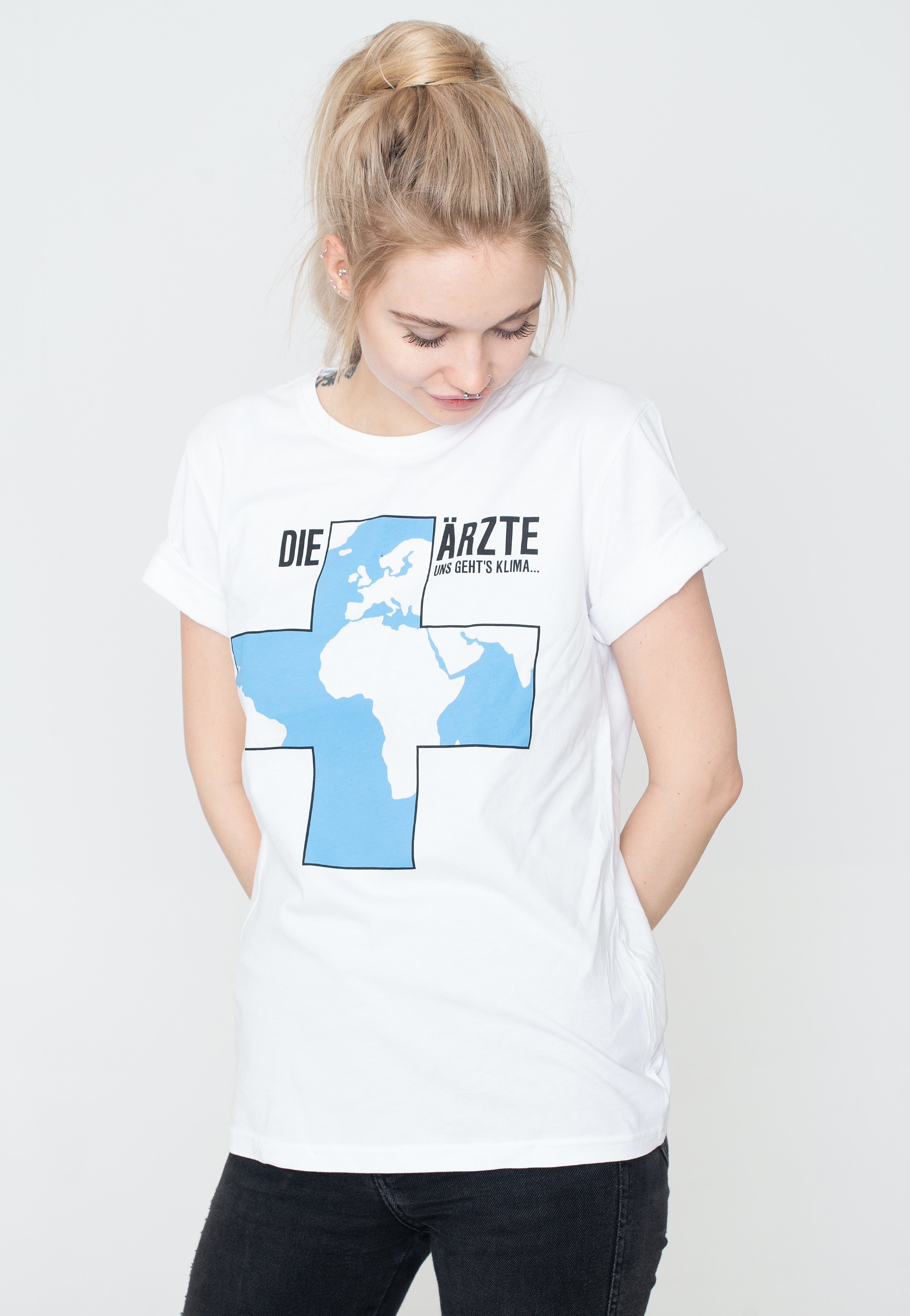 Die Ärzte - Uns Gehts Klima White - T-Shirt | Women-Image