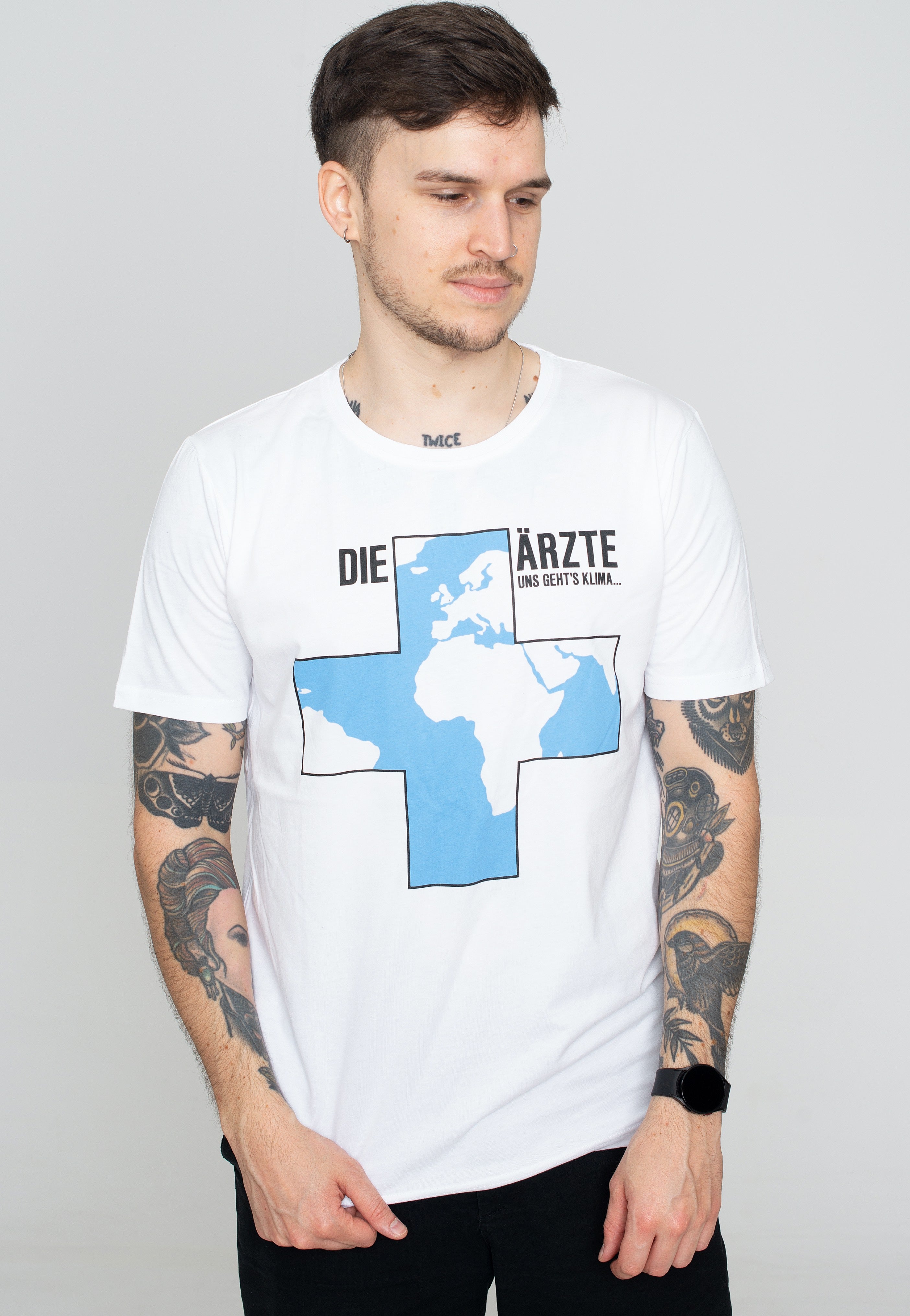 Die Ärzte - Uns Gehts Klima White - T-Shirt | Men-Image