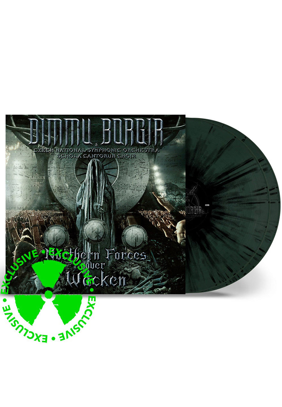 Dimmu Borgir - Northern Forces Over Wacken Ltd. Black/Green - Splattered 2 Vinyl | Neutral-Image