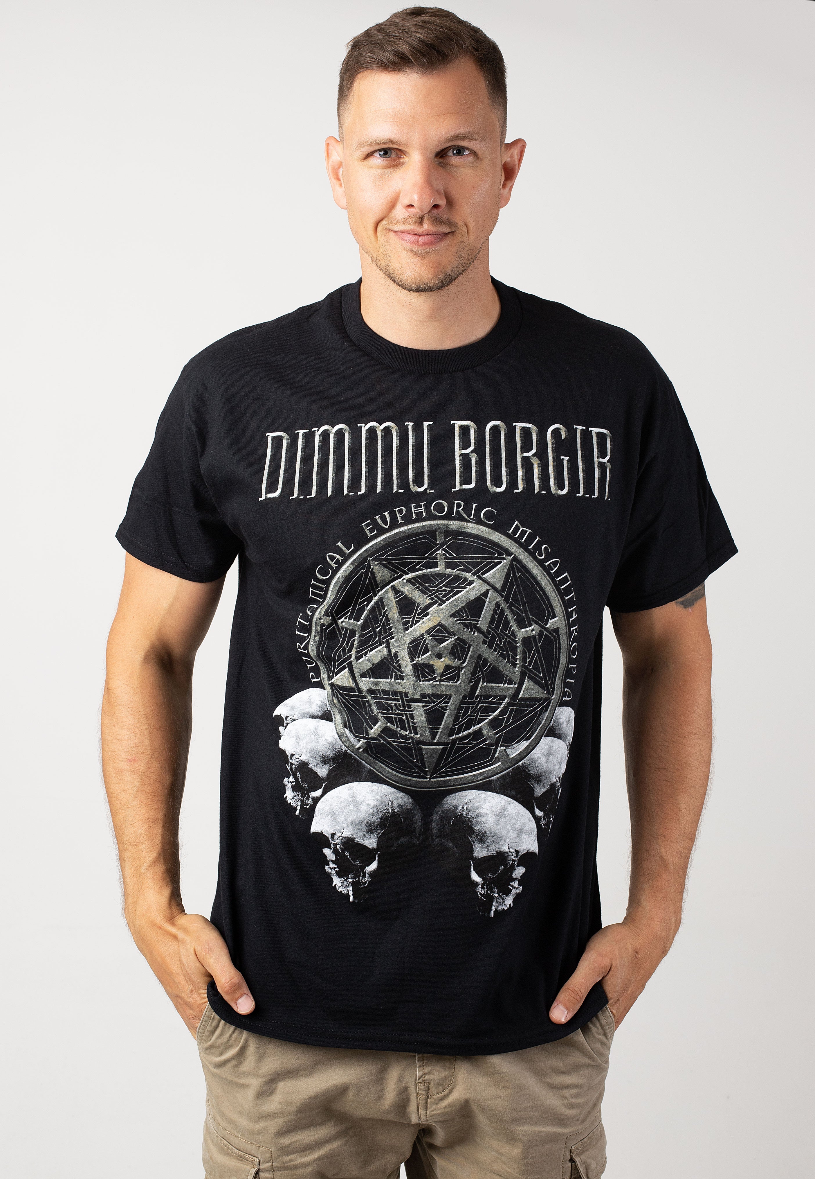 Dimmu Borgir - Puritanical Euphoric Misanthropia (Skulls) - T-Shirt | Men-Image