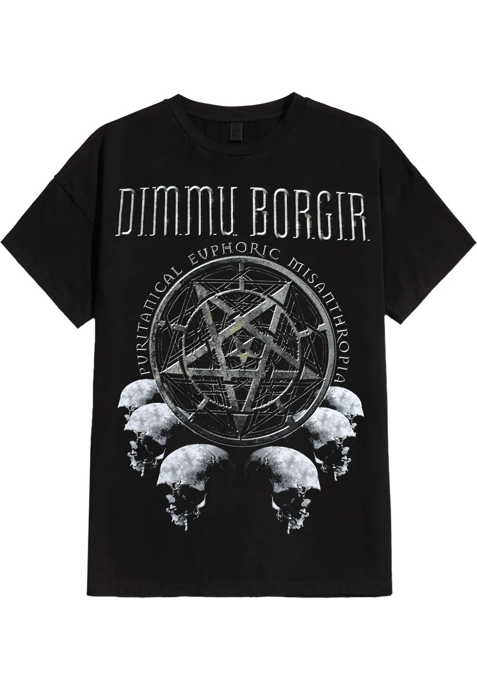 Dimmu Borgir - Puritanical Euphoric Misanthropia (Skulls) - T-Shirt | Neutral-Image