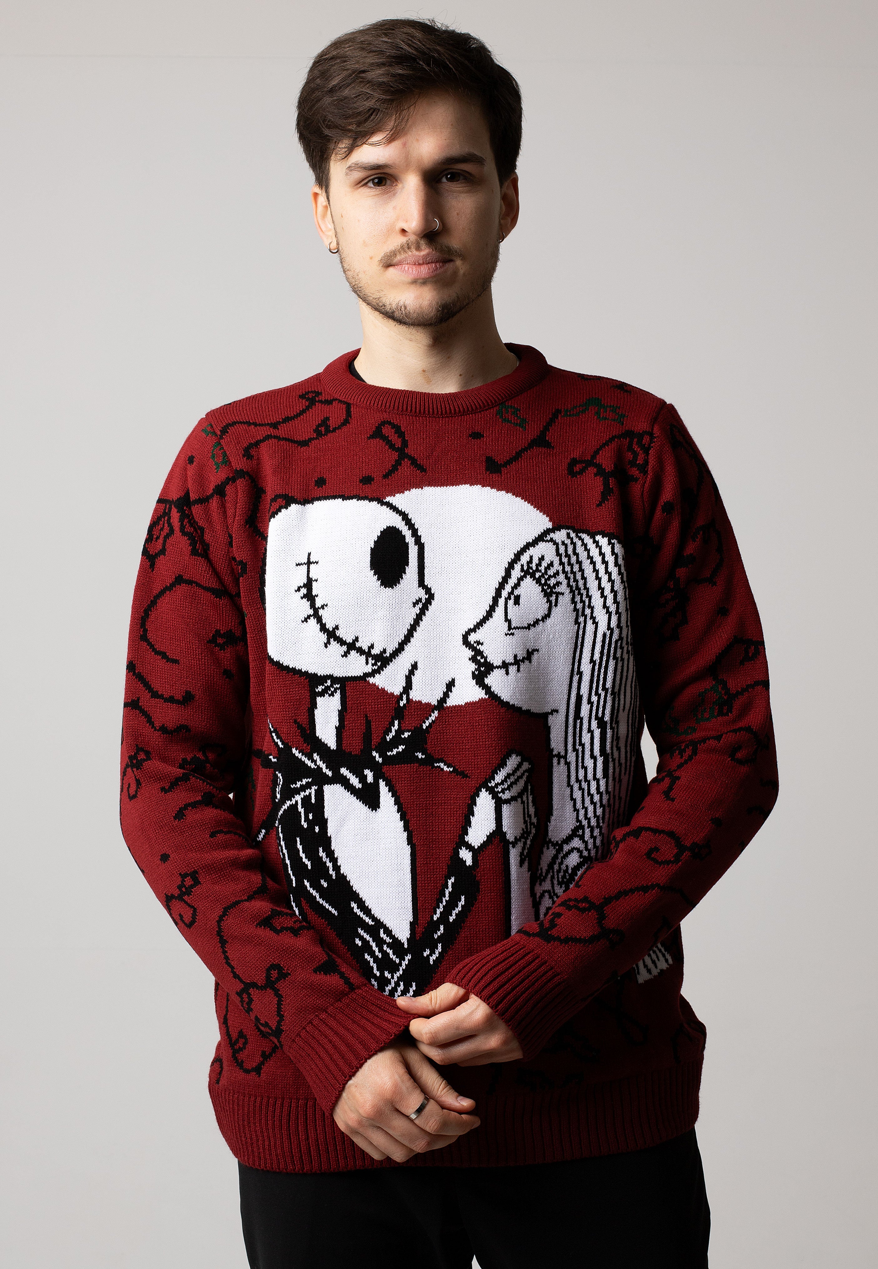 The Nightmare Before Christmas - Jack And Sally Xmas Knit - Pullover | Men-Image