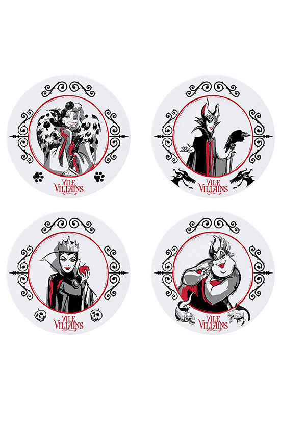 Disney - Disney Villains Set of 4 - Plate | Neutral-Image