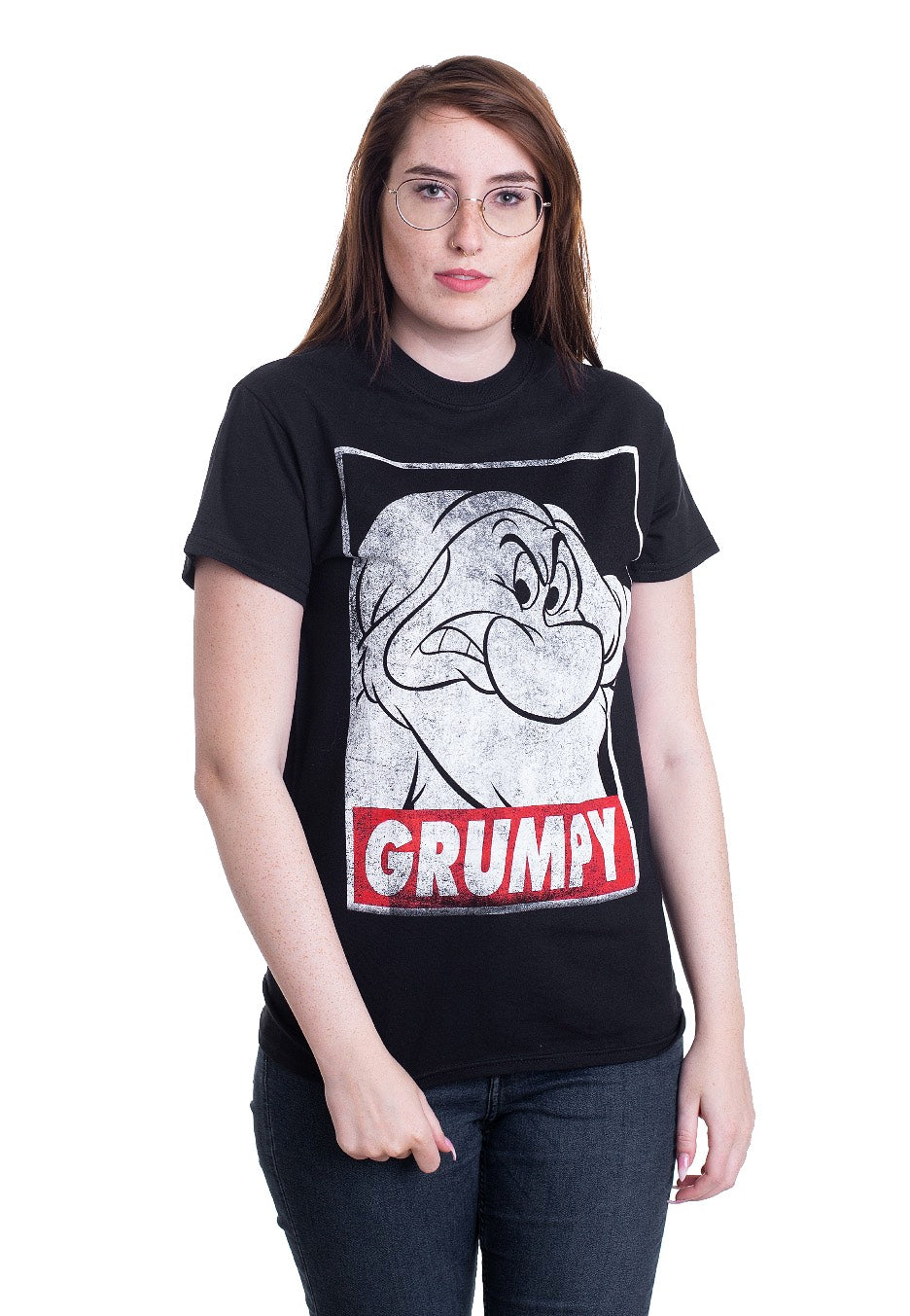 Snow White And The Seven Dwarfs - Grumpy Dwarf Poster - T-Shirt | Women-Image