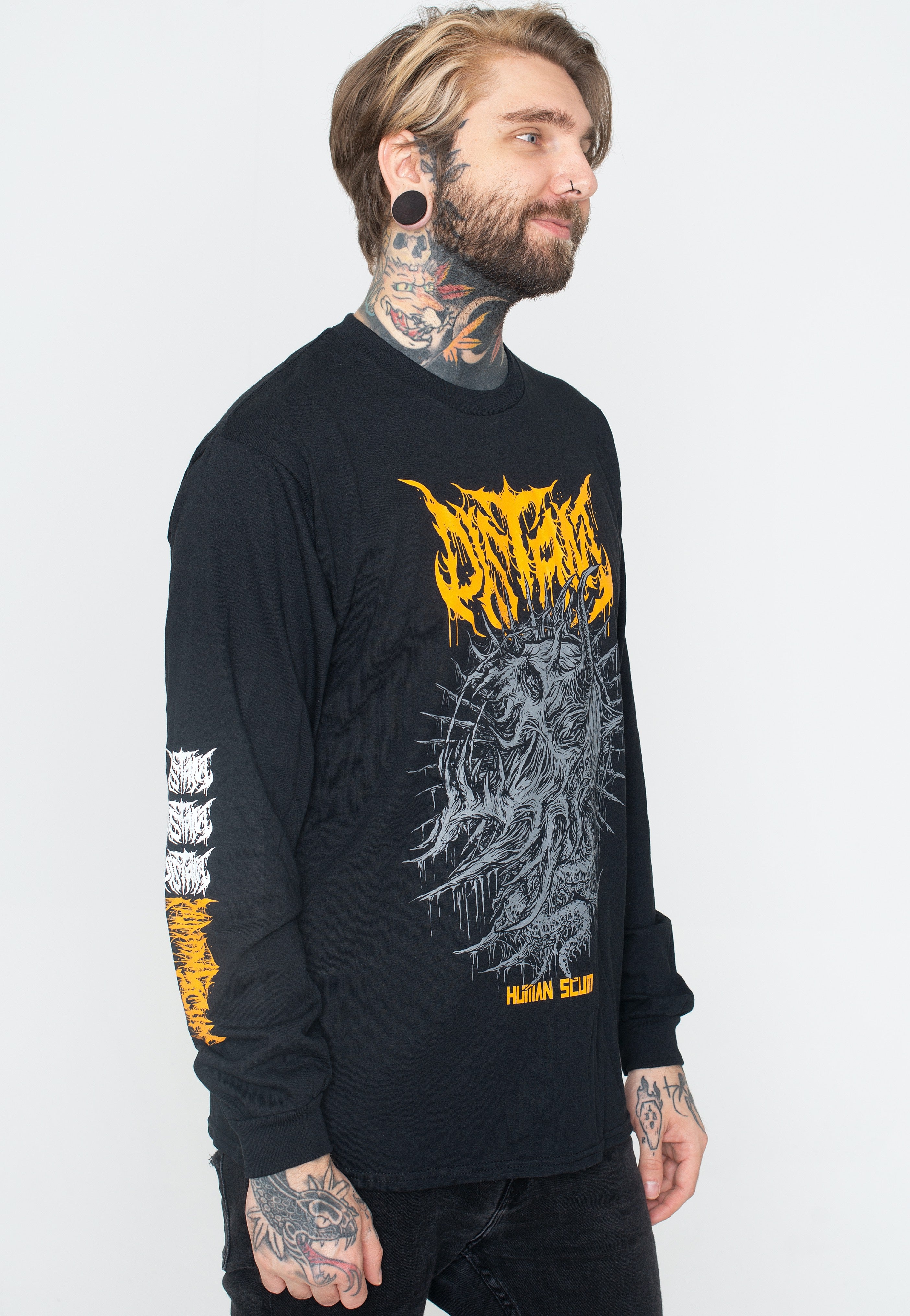 Distant - Human Scum - Longsleeve | Men-Image