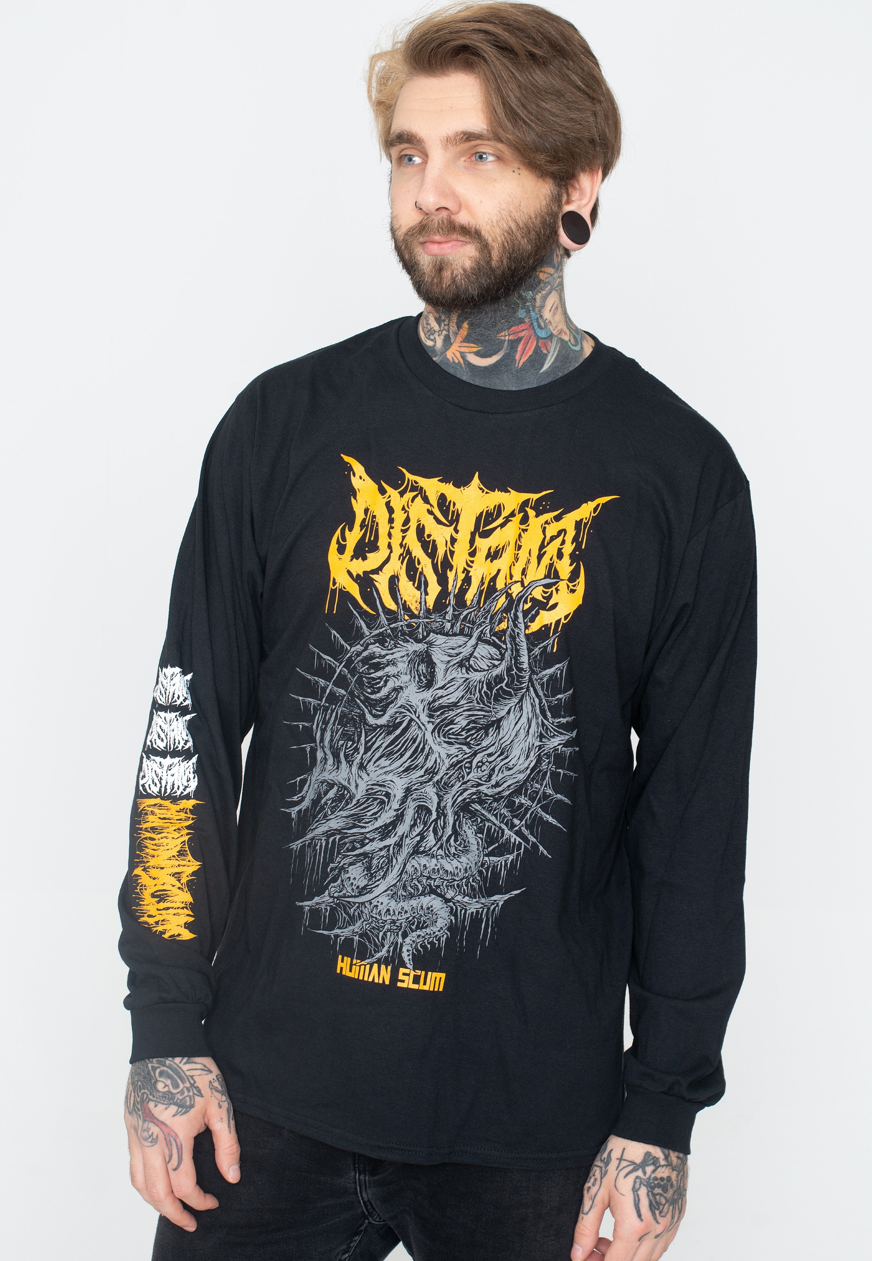 Distant - Human Scum - Longsleeve | Men-Image