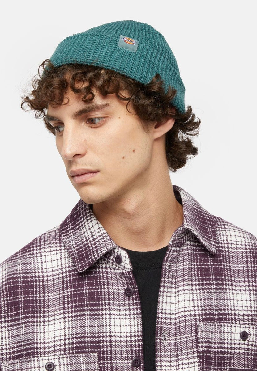 Dickies - Woodworth Waffle Lincoln Green - Beanie | Neutral-Image