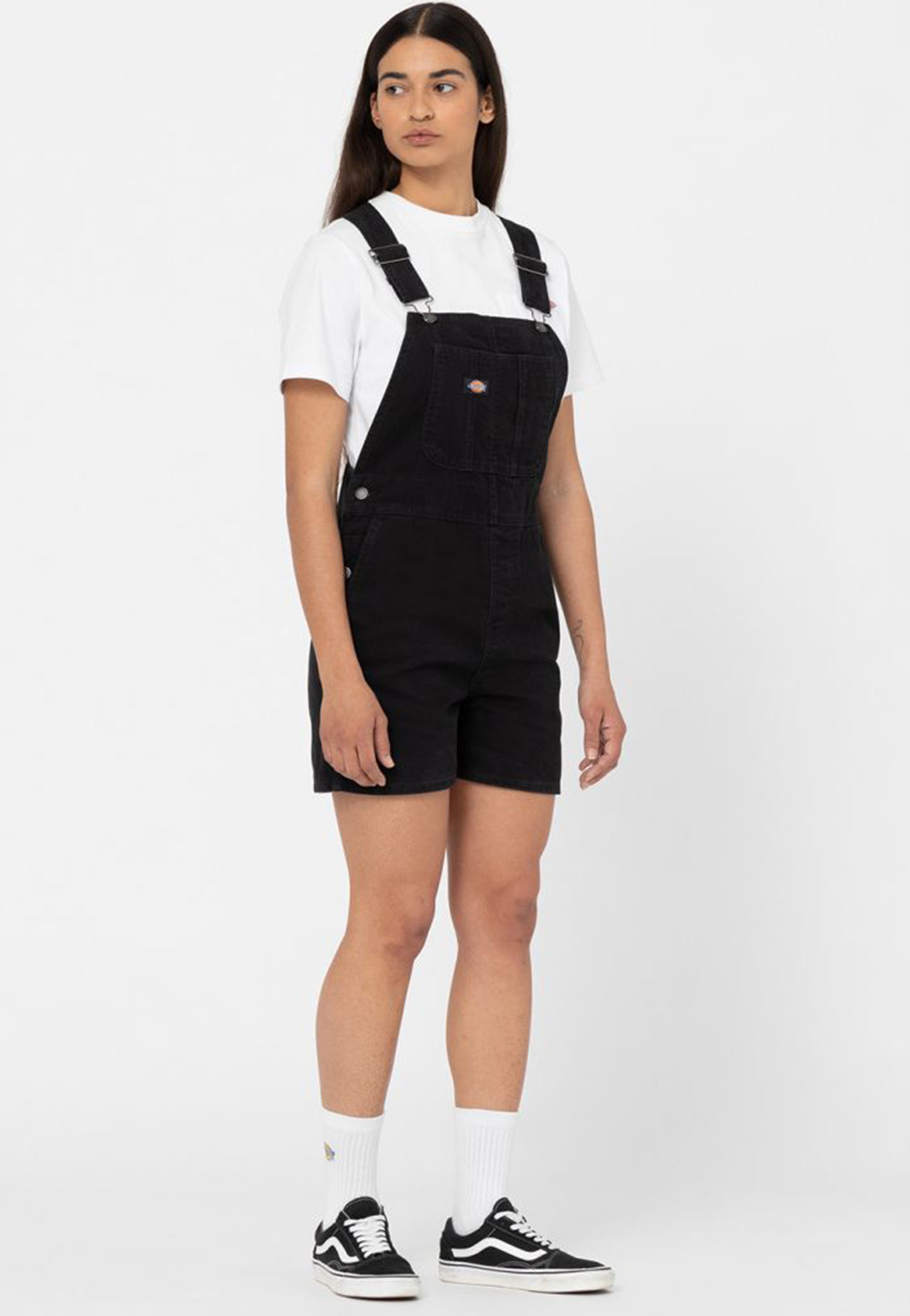 Dickies - Duck Canvas Bib W Black - Dungarees | Women-Image