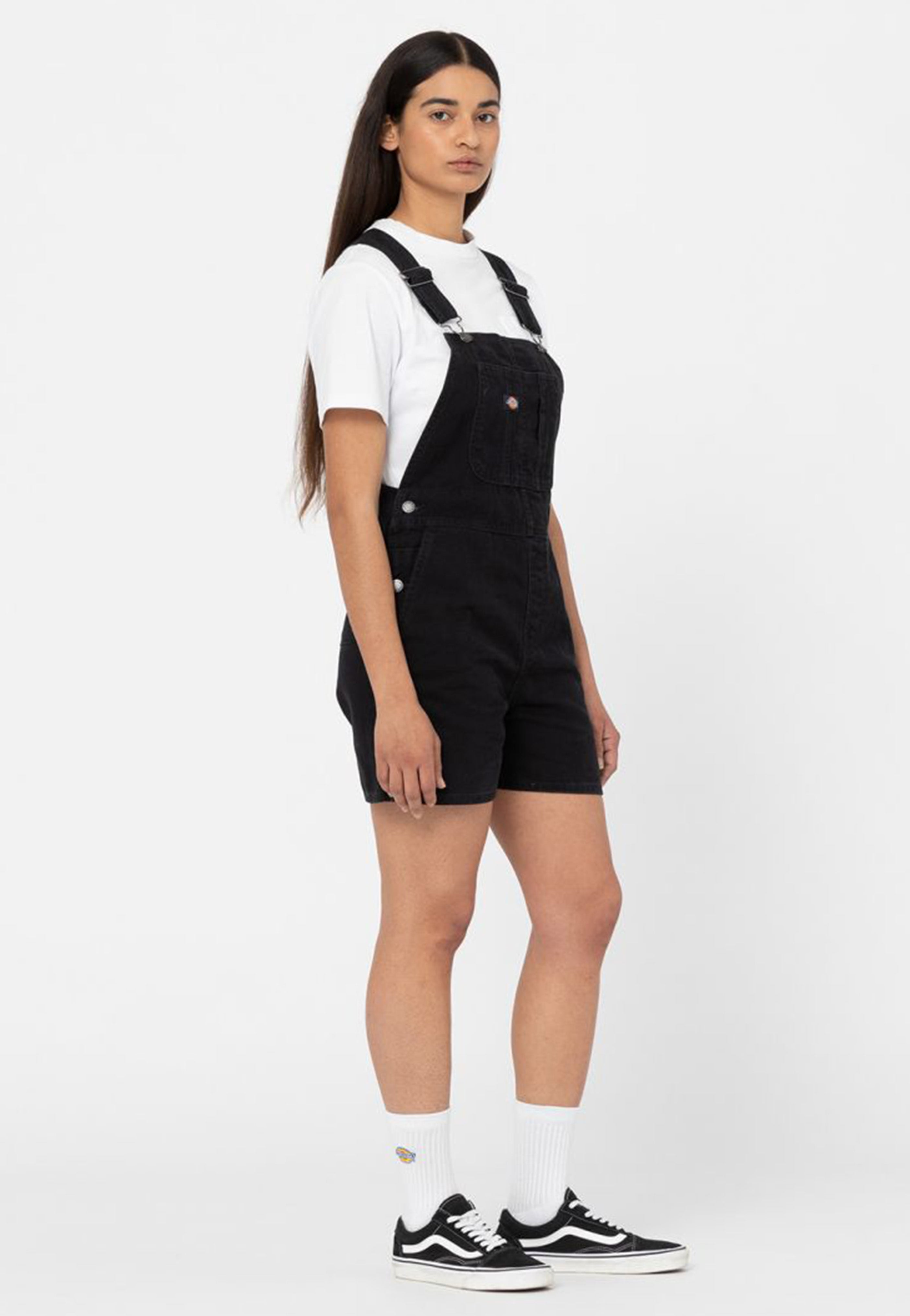 Dickies - Duck Canvas Bib W Black - Dungarees | Women-Image