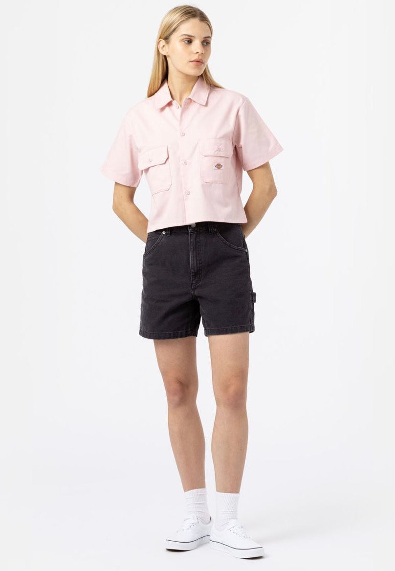 Dickies - W Duck Canvas Stone Washed Black - Shorts | Women-Image