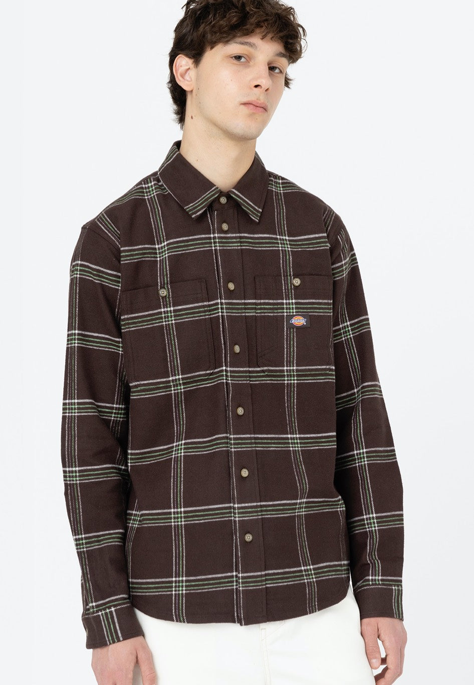 Dickies - Warrenton Dark Brown - Shirt | Men-Image