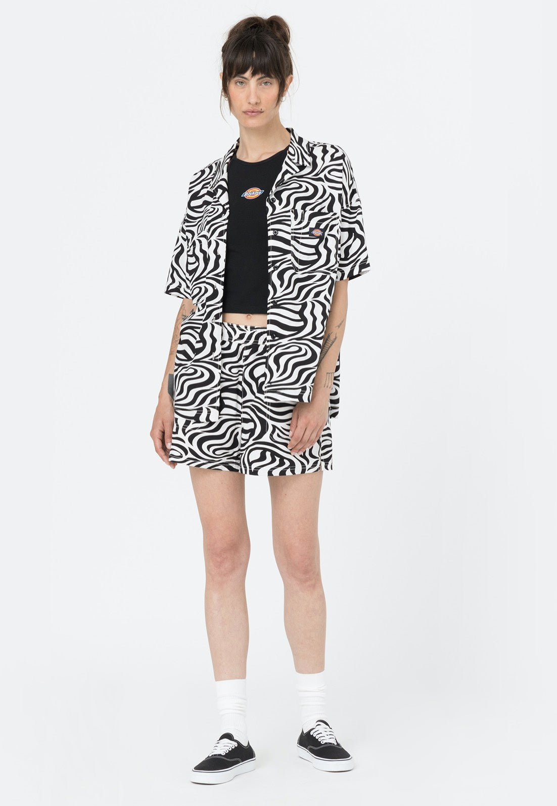 Dickies - Leesburg W Cloud Zebra - Shorts | Women-Image