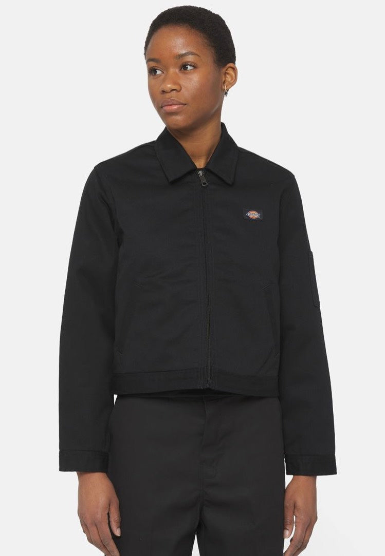 Dickies - Unlined Cropped Eisenhower Black - Jacket | Women-Image