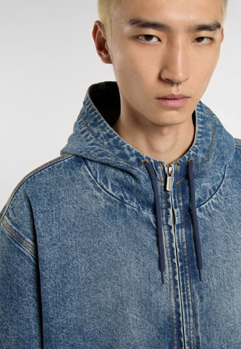 Dickies - Hooded Rinsed Fade - Jeans Jacket | Men-Image