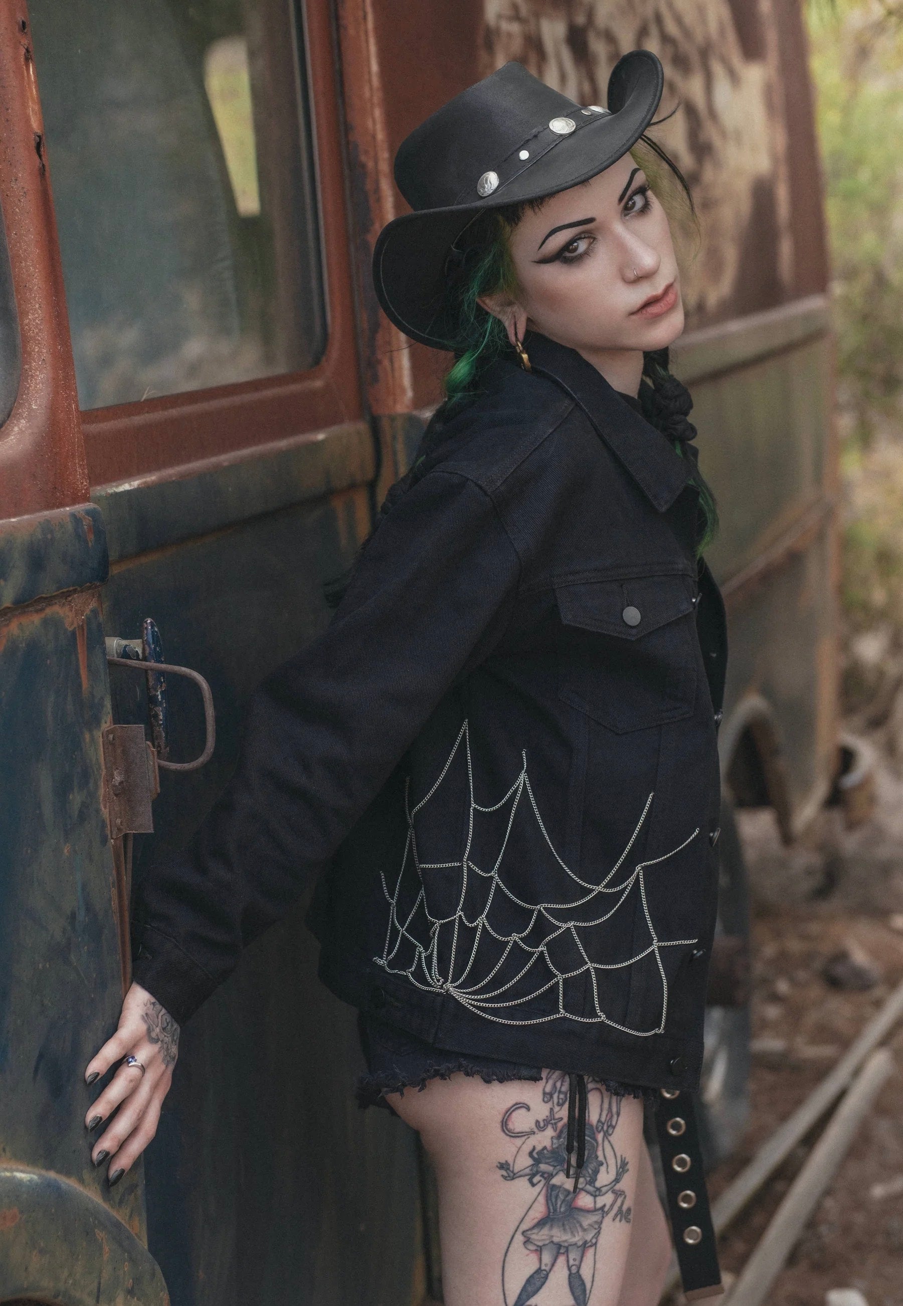 Lively Ghosts - Ghost Town - Jeans Jacket | Women-Image