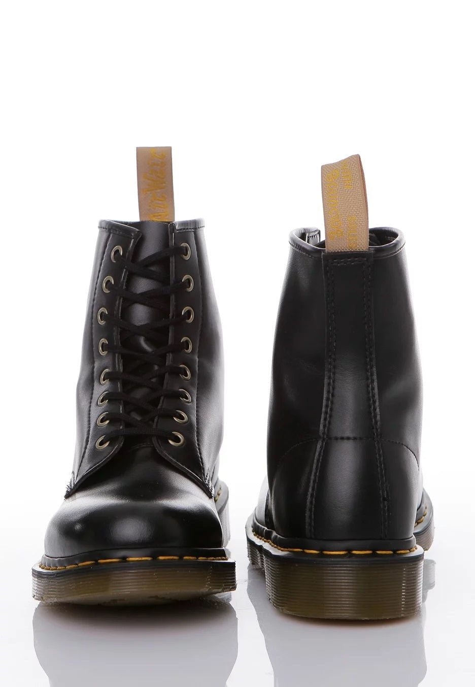 Dr. Martens - Vegan 1460 Black Felix Rub Off - Shoes | Men-Image