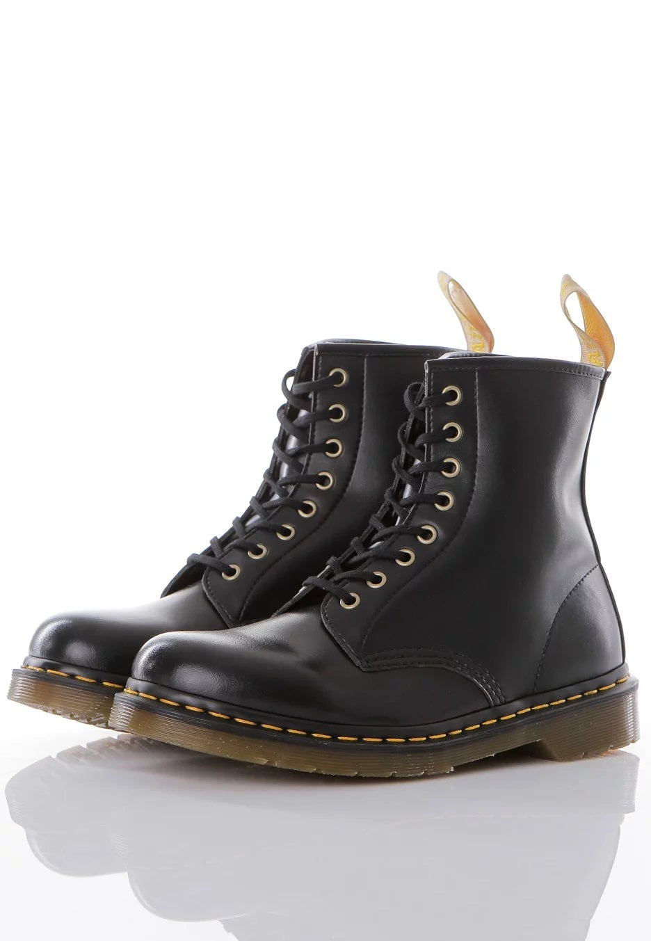 Dr. Martens - Vegan 1460 Black Felix Rub Off - Shoes | Men-Image