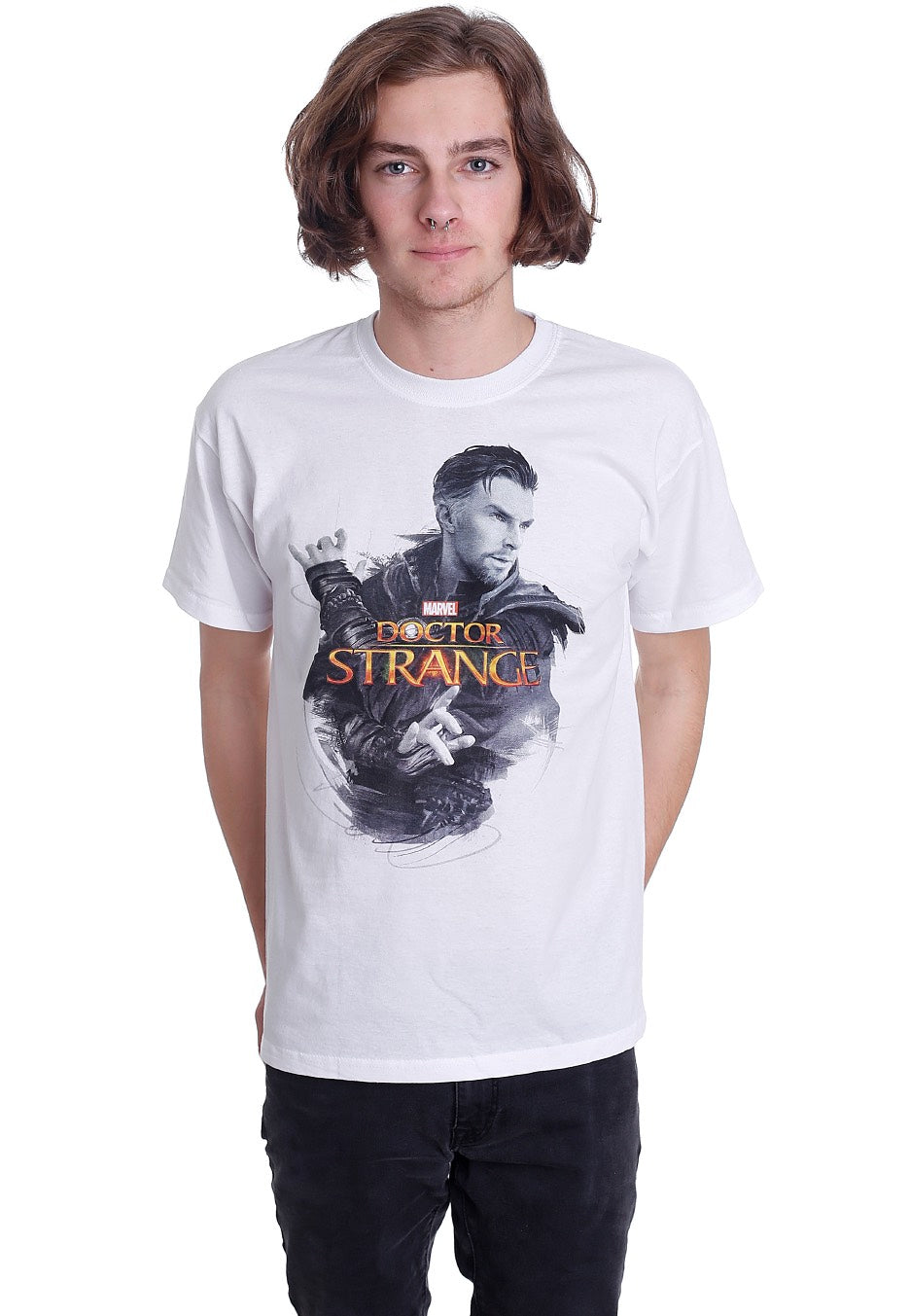 Doctor Strange - Character White - T-Shirt | Men-Image