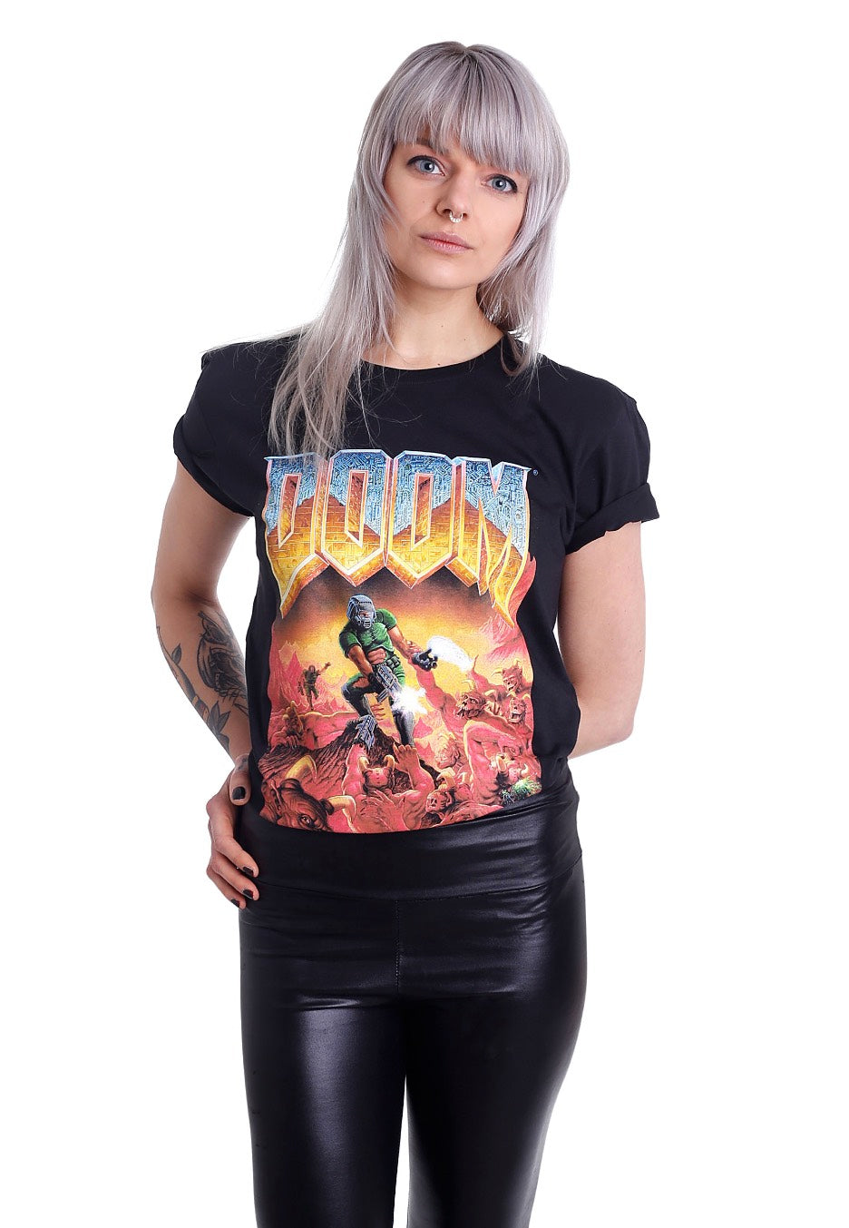 Doom - Classic Box Art - T-Shirt | Women-Image