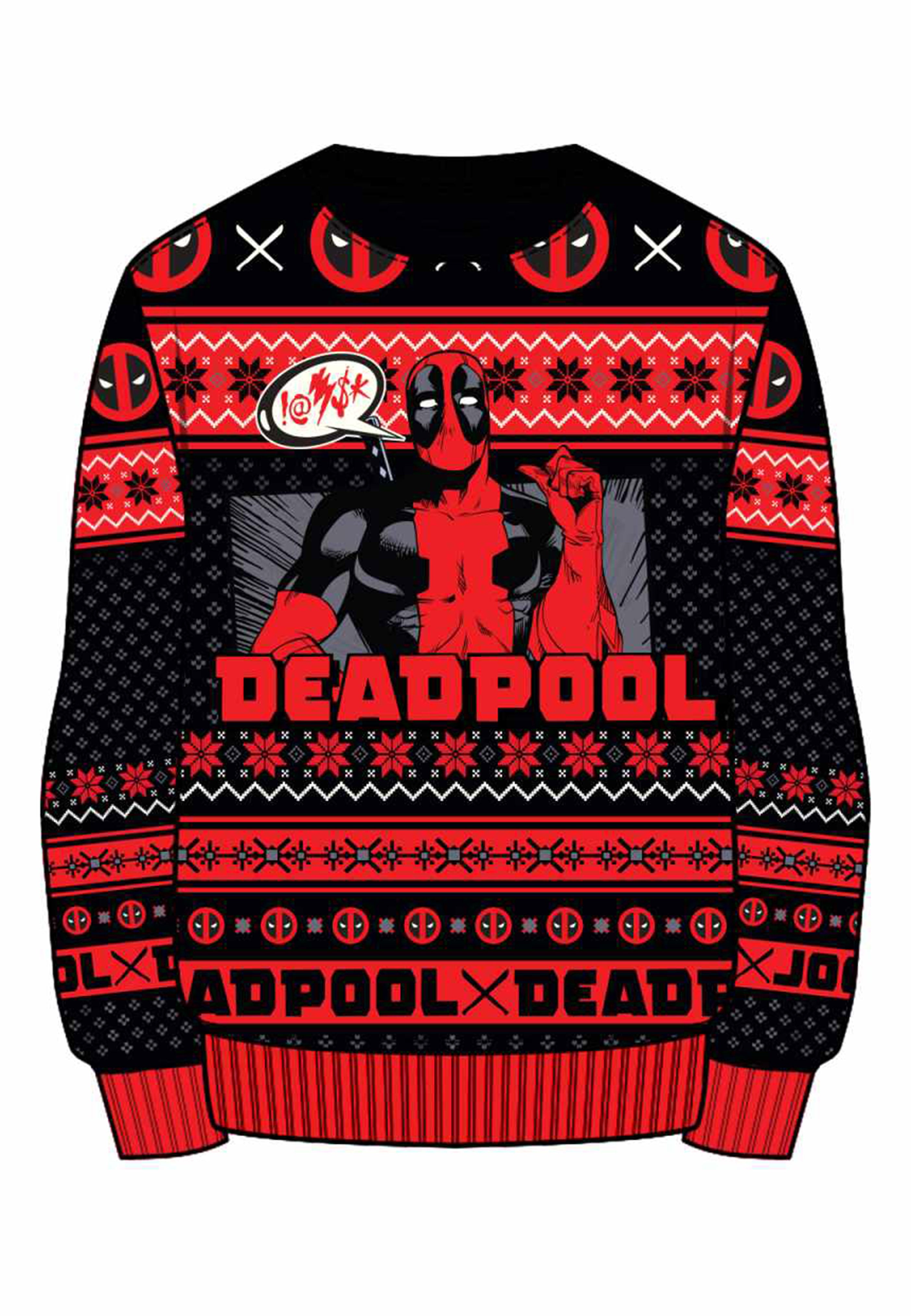 Deadpool - Show Off Xmas Knit - Pullover | Neutral-Image