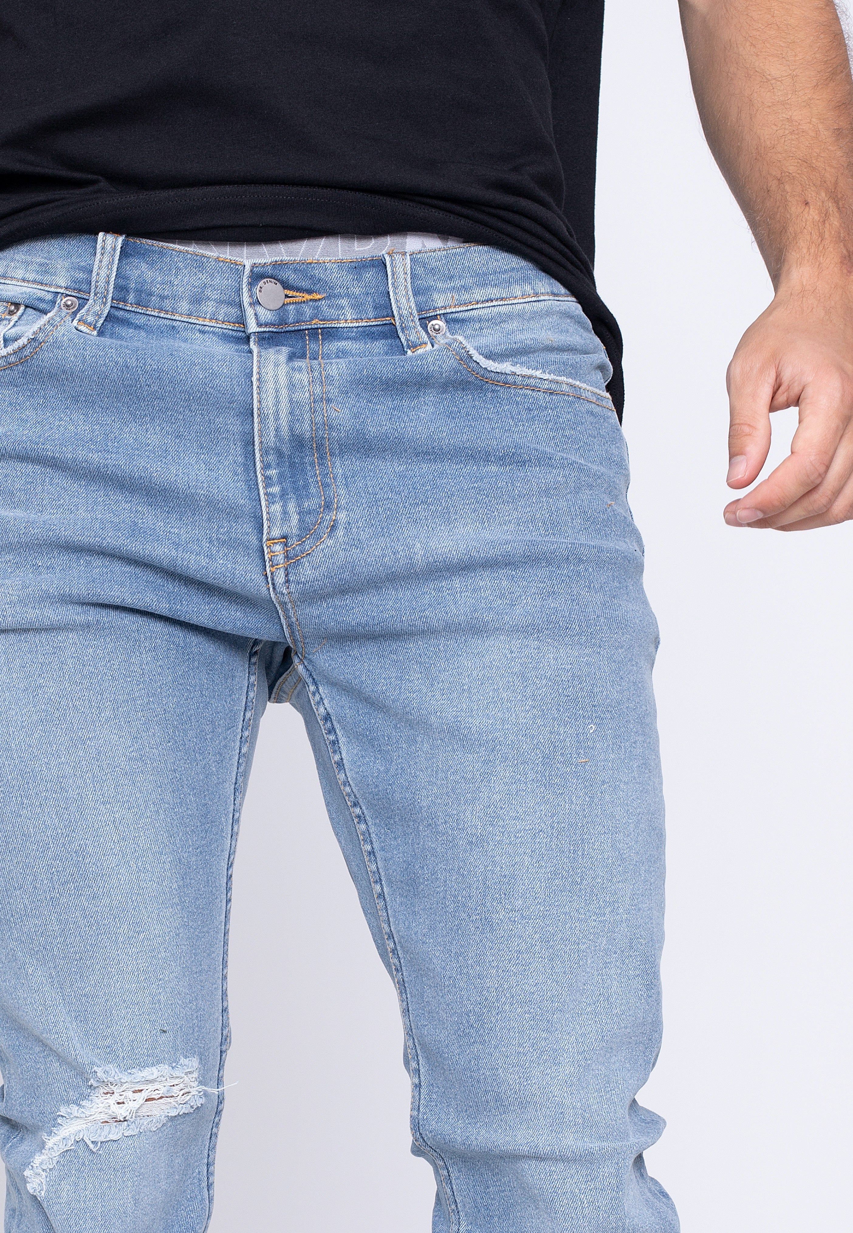 Dr. Denim - Chase 90's Light Blue Ripped - Jeans | Men-Image