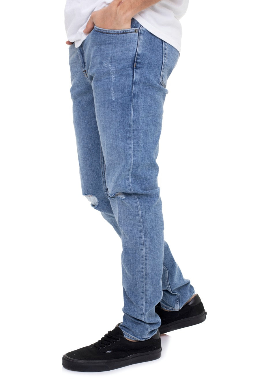 Dr. Denim - Chase Ripple Light Blue Ripped - Jeans | Men-Image
