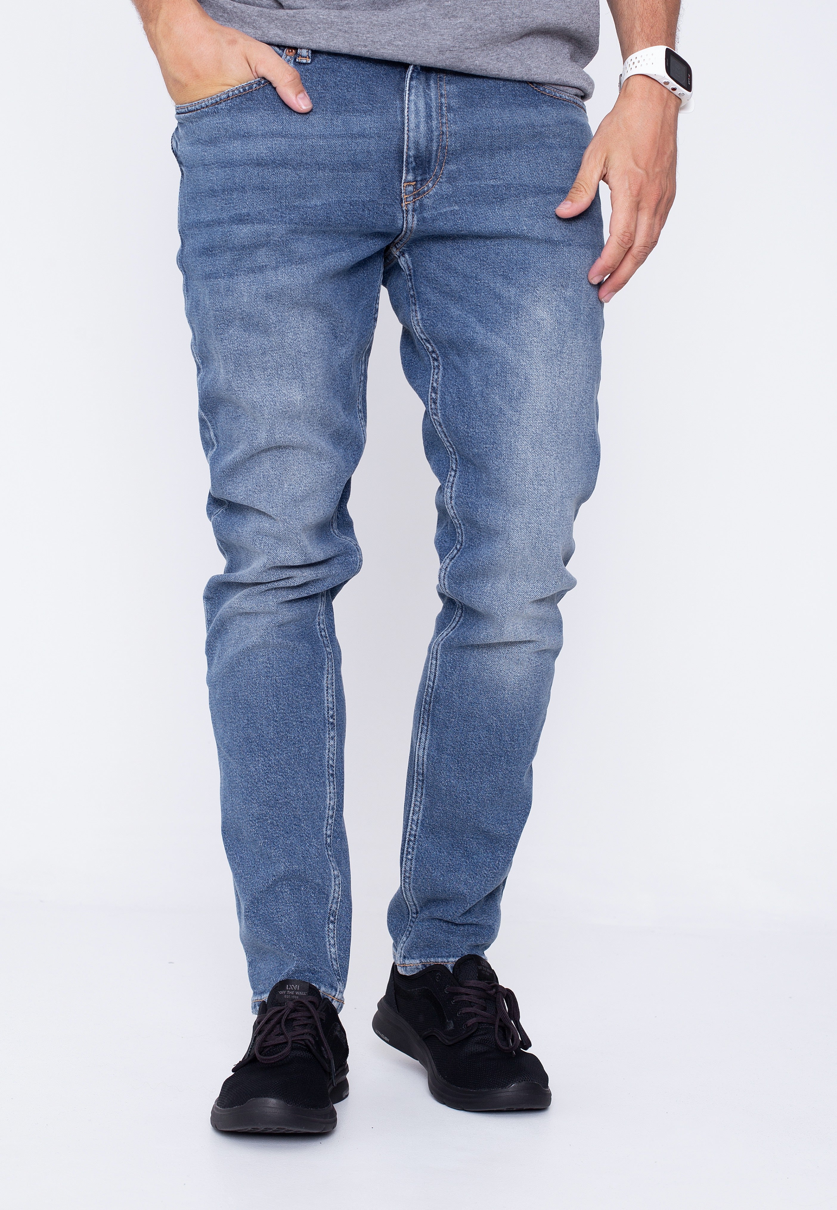 Dr. Denim - Clark Brook Mid Blue - Jeans | Men-Image