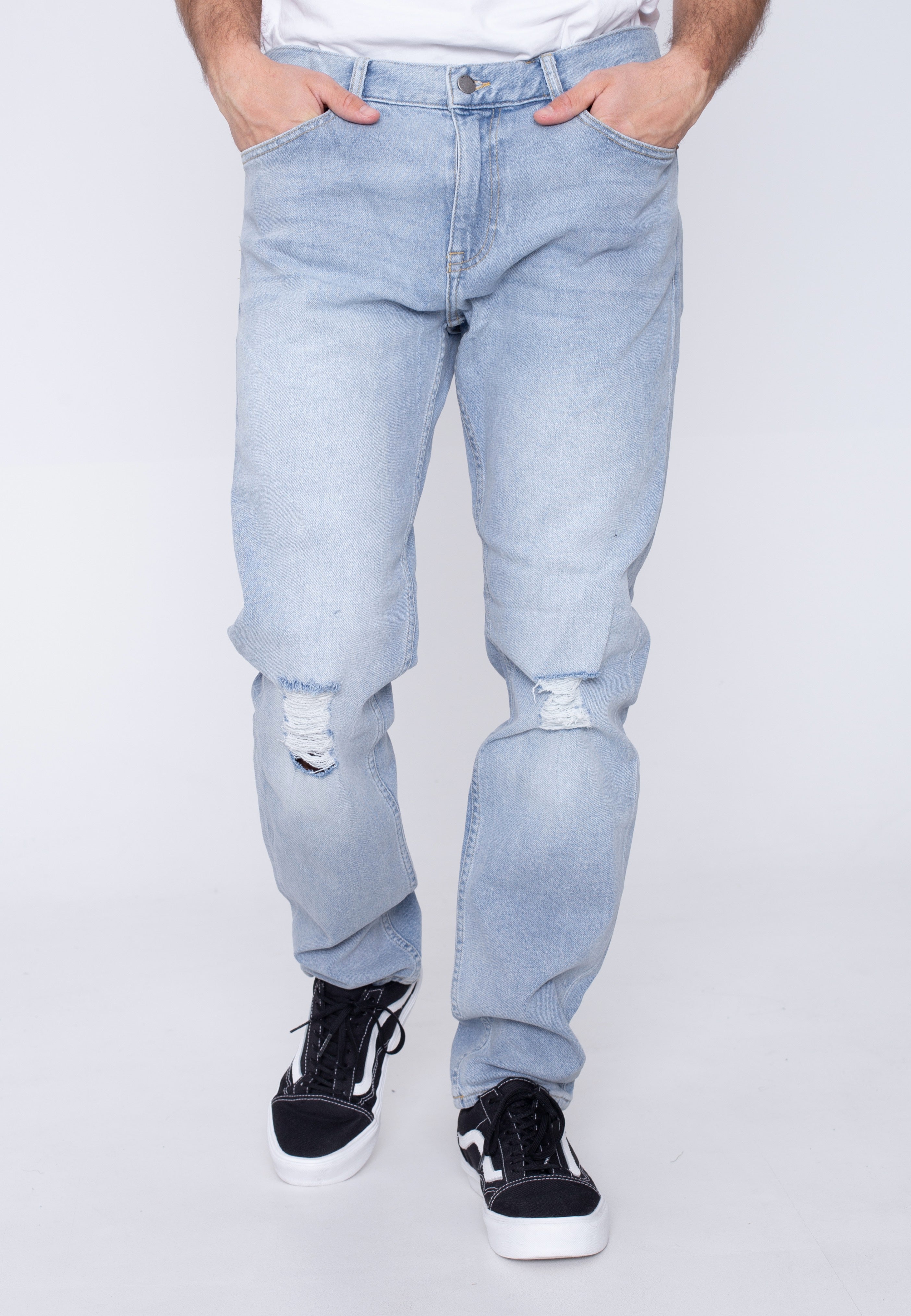 Dr. Denim - Clark Brook Pale Blue Ripped - Jeans | Men-Image